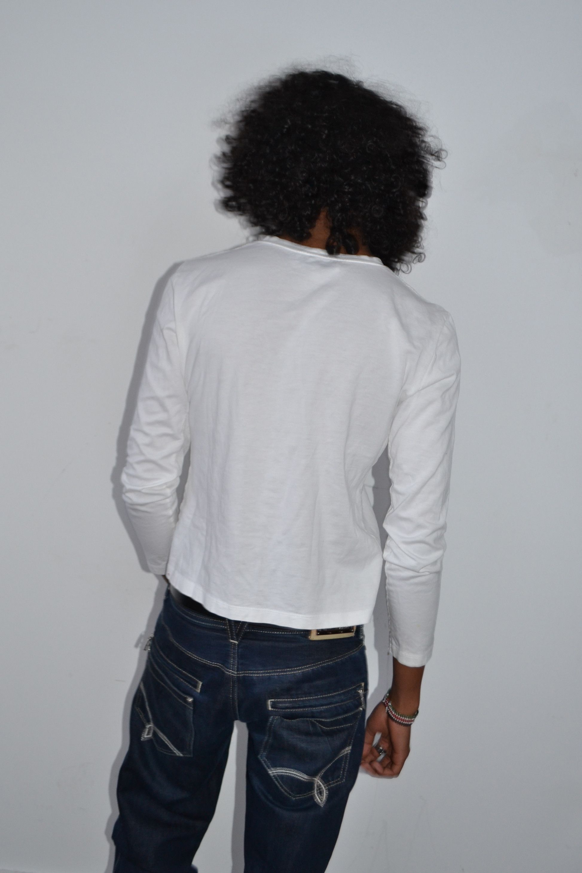 Yves Saint Laurent Late 2000s YSL Logo Long Sleeve Shirt Size US S / EU 44-46 / 1 - 4 Thumbnail