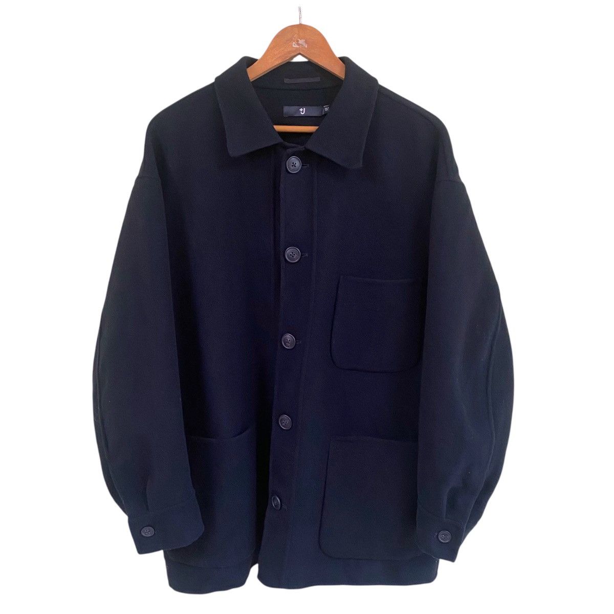 Japanese Brand × Jil Sander 💥JIL SANDER BLACK CHORE WORKER BUTTON JACKET Size US L / EU 52-54 / 3 - 2 Thumbnail