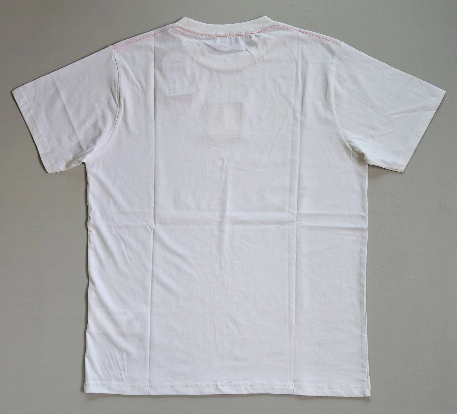 Diesel DIESEL White T-Shirt With Logo Patch FTP 4102 Size US L / EU 52-54 / 3 - 10 Thumbnail