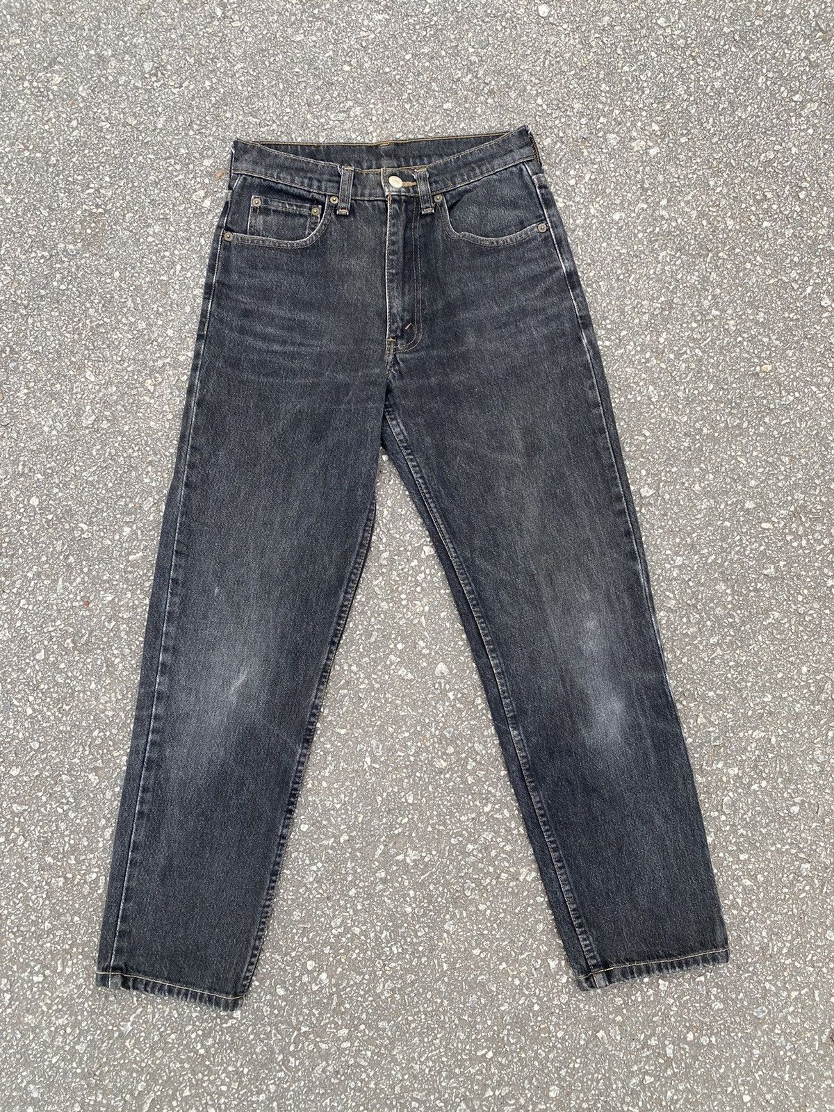 size 27x27 vintage levi's 626 super black denime