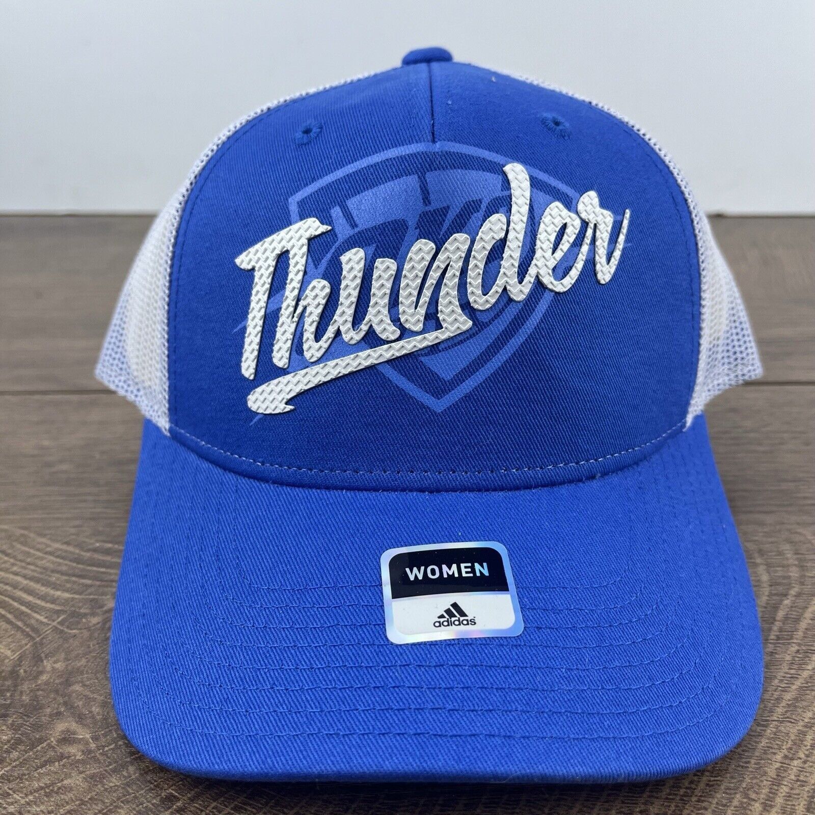 Adidas Oklahoma City Thunder Hat Adidas Womens Blue Cap Adjustable Size ONE SIZE - 3 Thumbnail