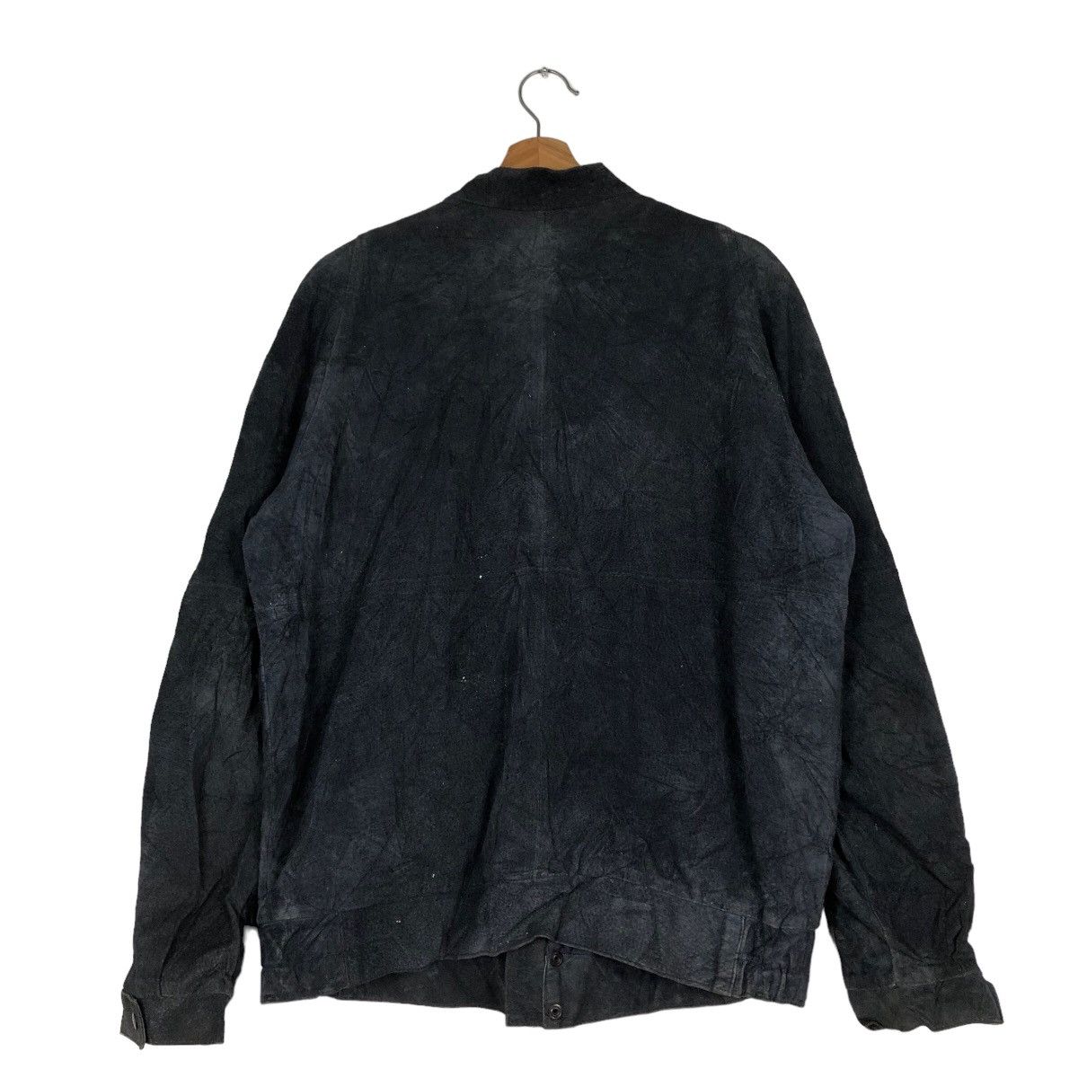 Genuine Leather Vintage Pig Skin Genuine Leather Jacket England Issey Miyake Size US L / EU 52-54 / 3 - 8 Thumbnail