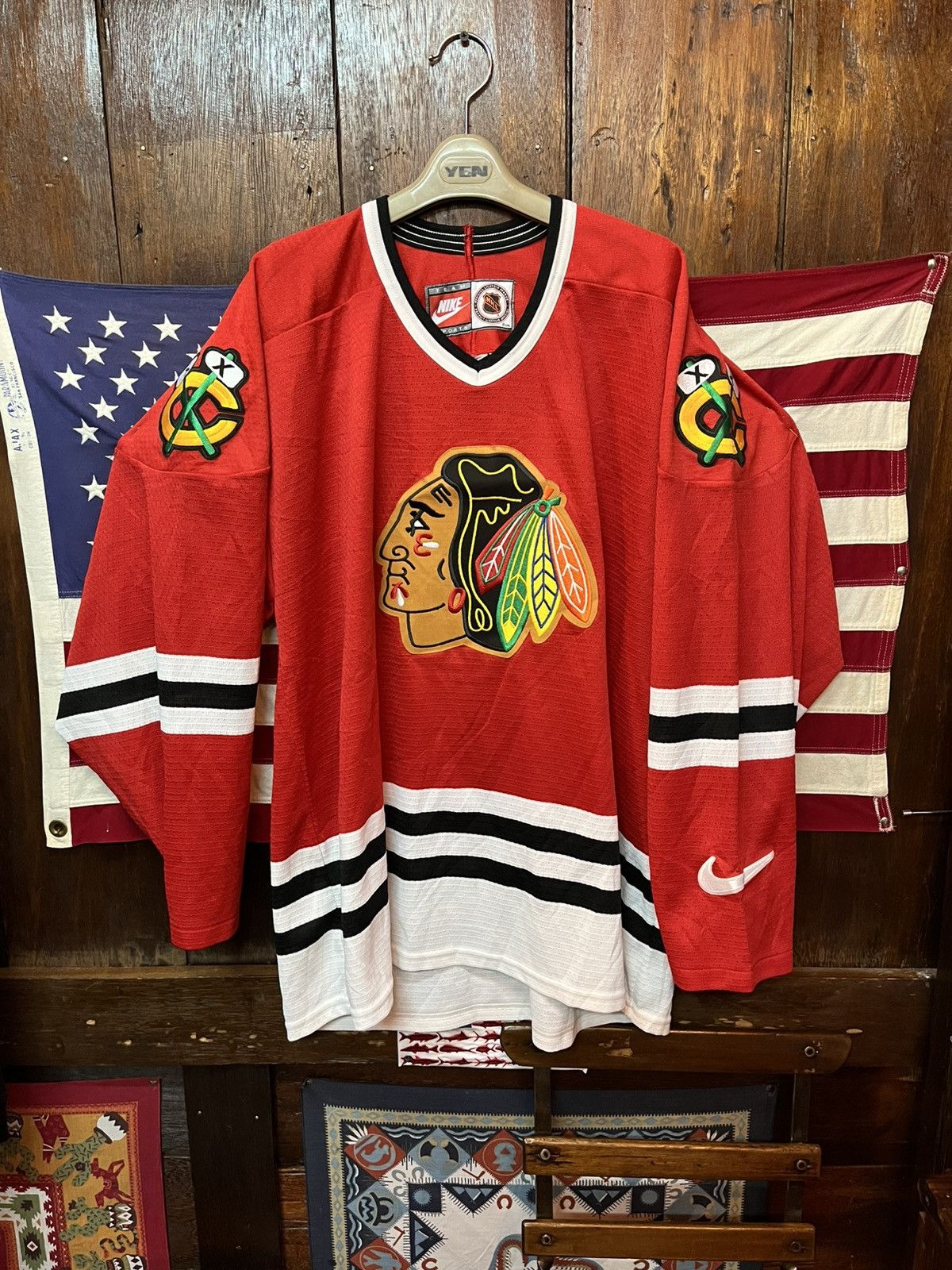 Vintage 90’s Chicago Blackhawks Nike NHL Jersey