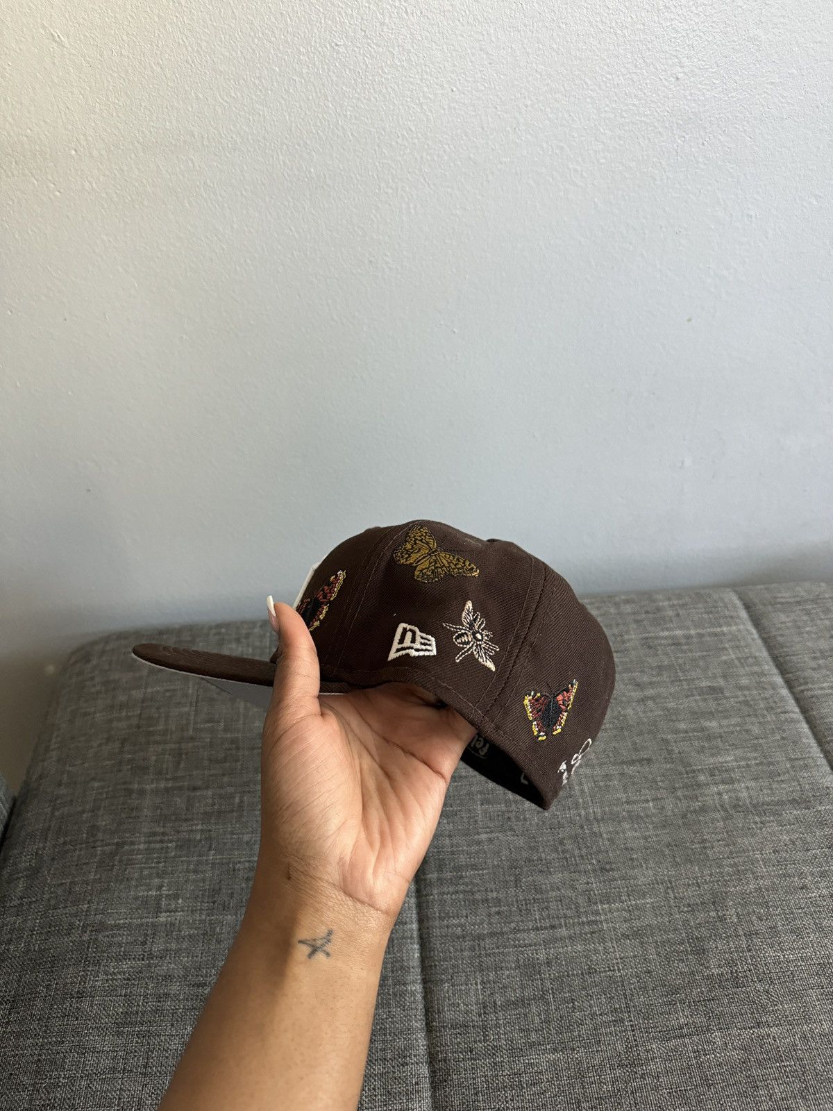 FELT New Era Felt Fitted Hat Size ONE SIZE - 5 Thumbnail