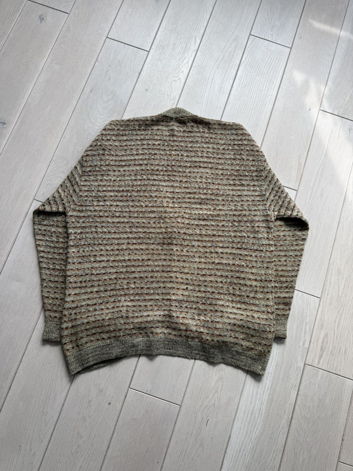 Missoni Missoni Example Multicolored Cable Knit Cardigan Sweater Size US L / EU 52-54 / 3 - 3 Thumbnail