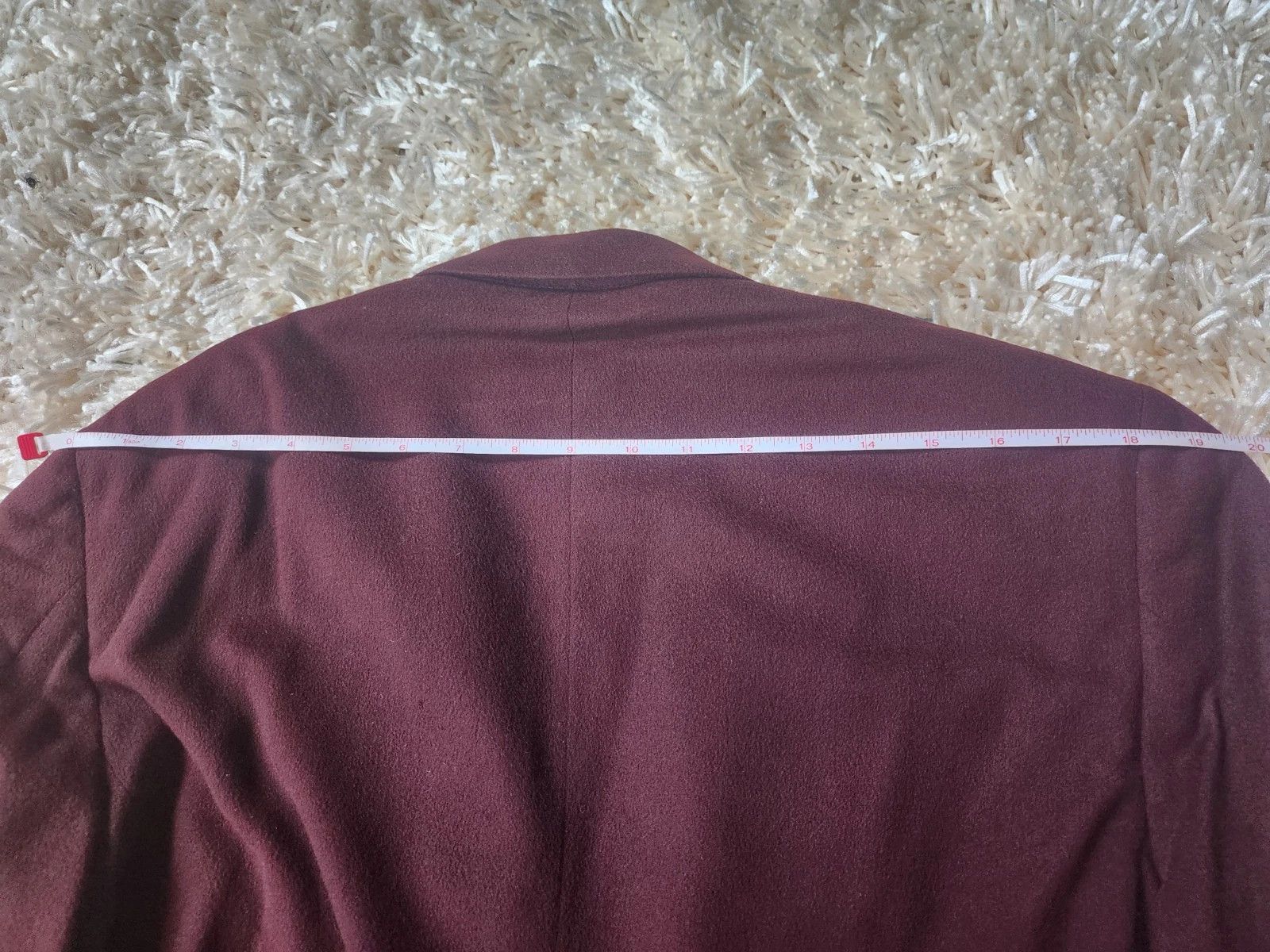 Oxxford Clothes Oxxford Clothes Cashmere Blazer Sportcoat Maroon Red 43 Size 44R - 6 Thumbnail