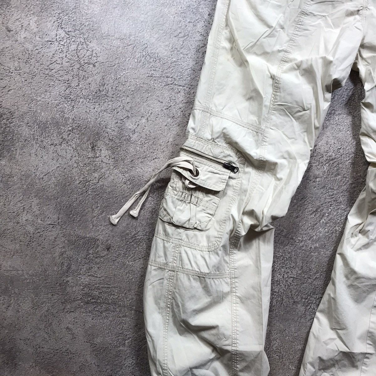 Vintage Vintage 90s Y2K Baggy Cargo Pants Distressed Streetwear 28 Size 28" / US 6 / IT 42 - 3 Thumbnail