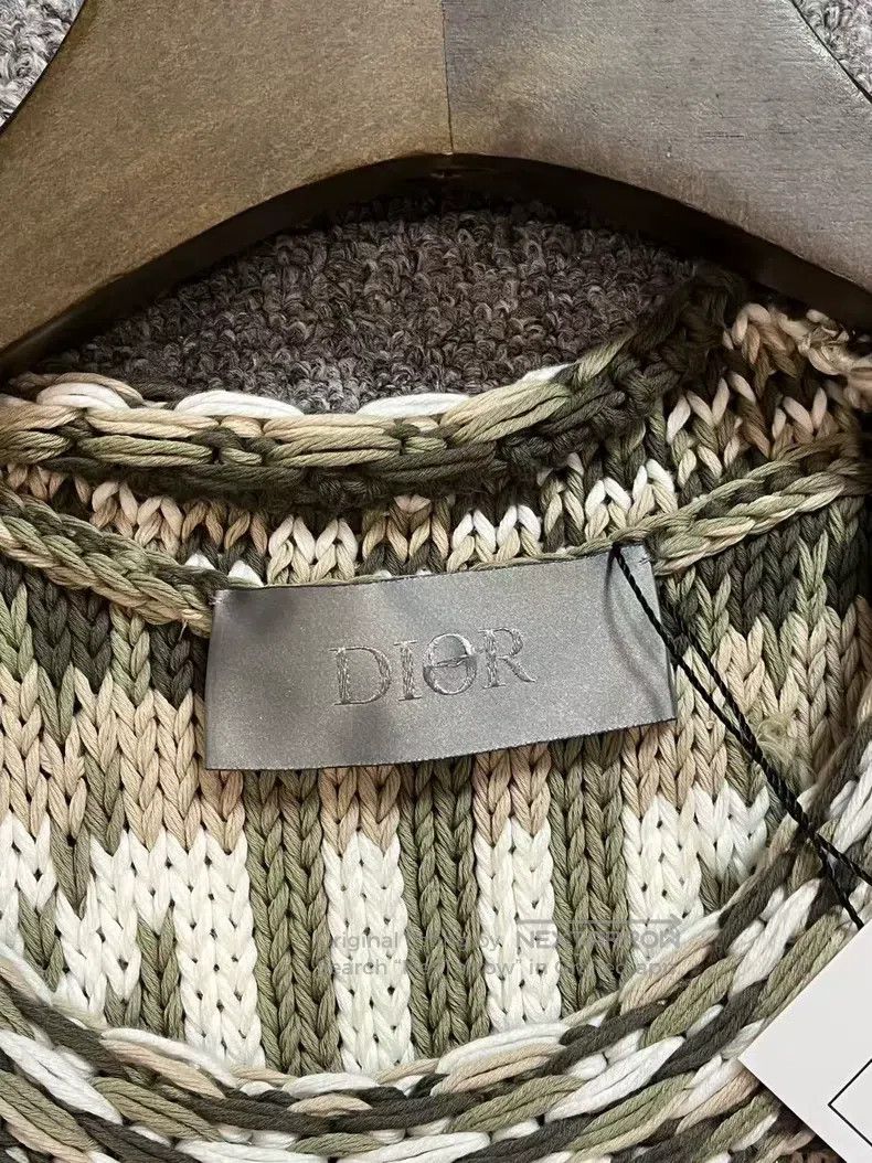 Dior Dior Striped Embroidery Logo Black Sweater Size US XXL / EU 58 / 5 - 3 Thumbnail