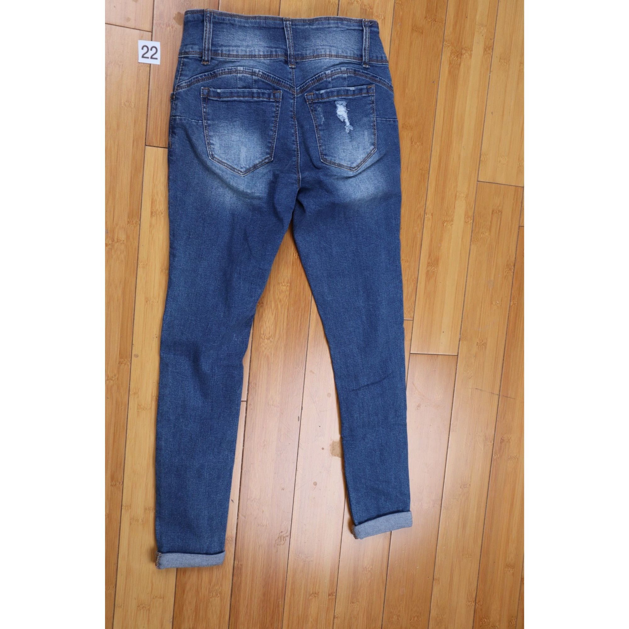 Other Wax Jeans Distressed Skinny Jeans Sz 5 | Studio Wardrobe | “ Size 26" / US 2 / IT 38 - 2 Thumbnail