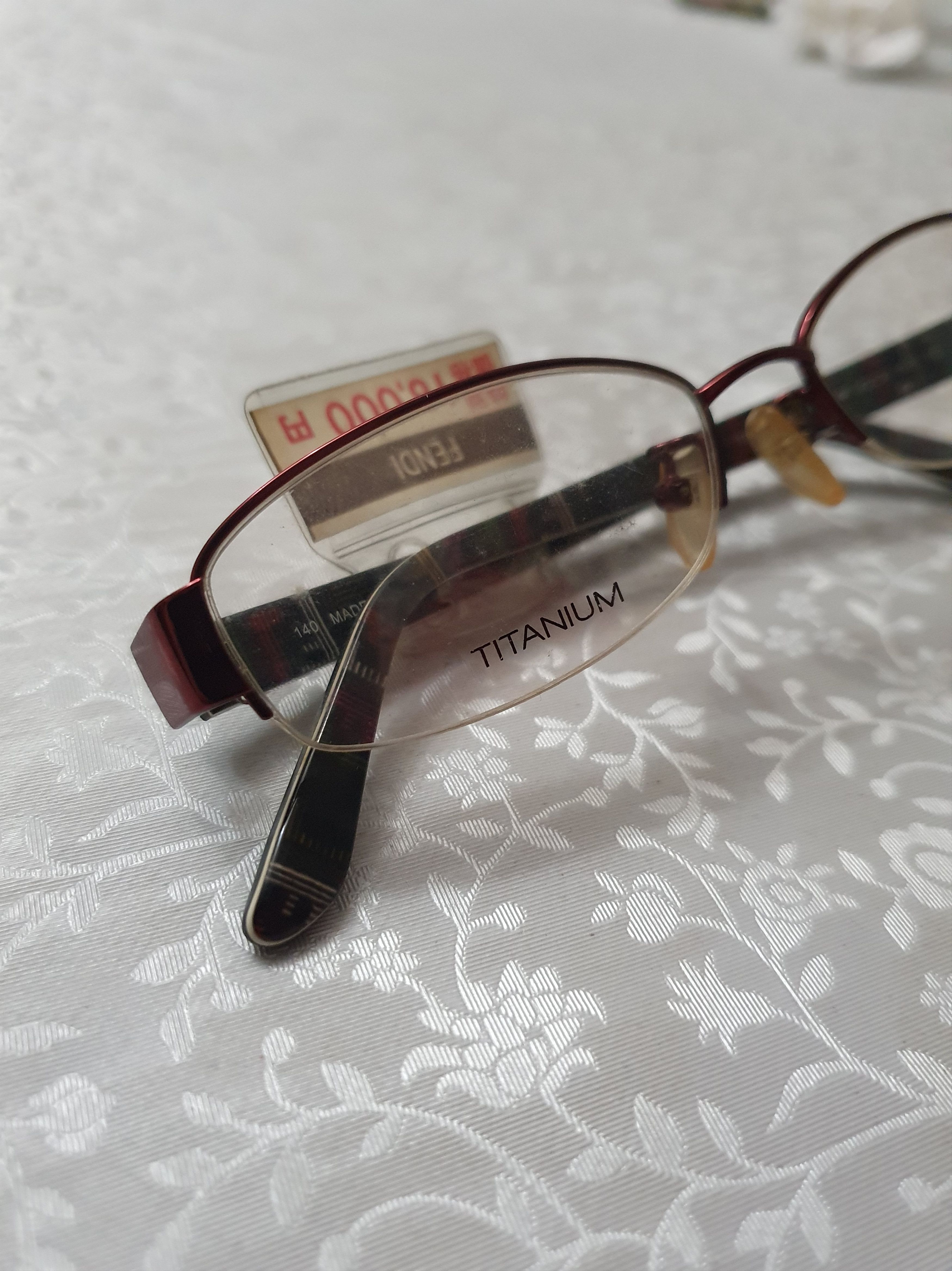 Fendi 90's Fendi Vintage Y2k Retro-Punk Zucca Frame/Glasses Size ONE SIZE - 4 Thumbnail