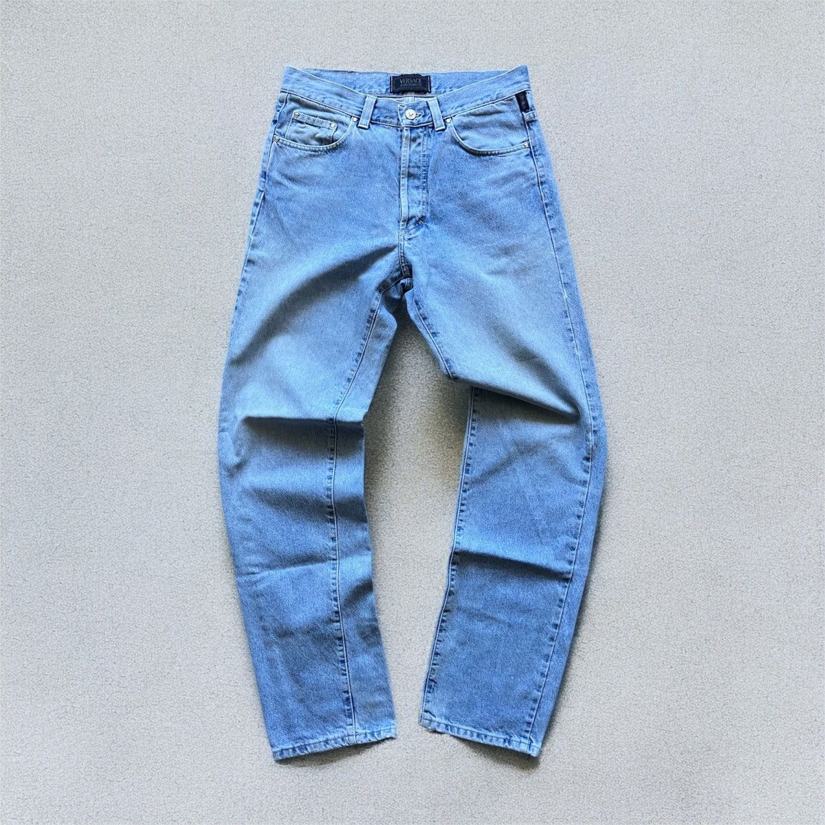 Versace Vintage 90s Versace Denim Blue wash Jeans 31 VTG rare Size US 31 - 2 Thumbnail