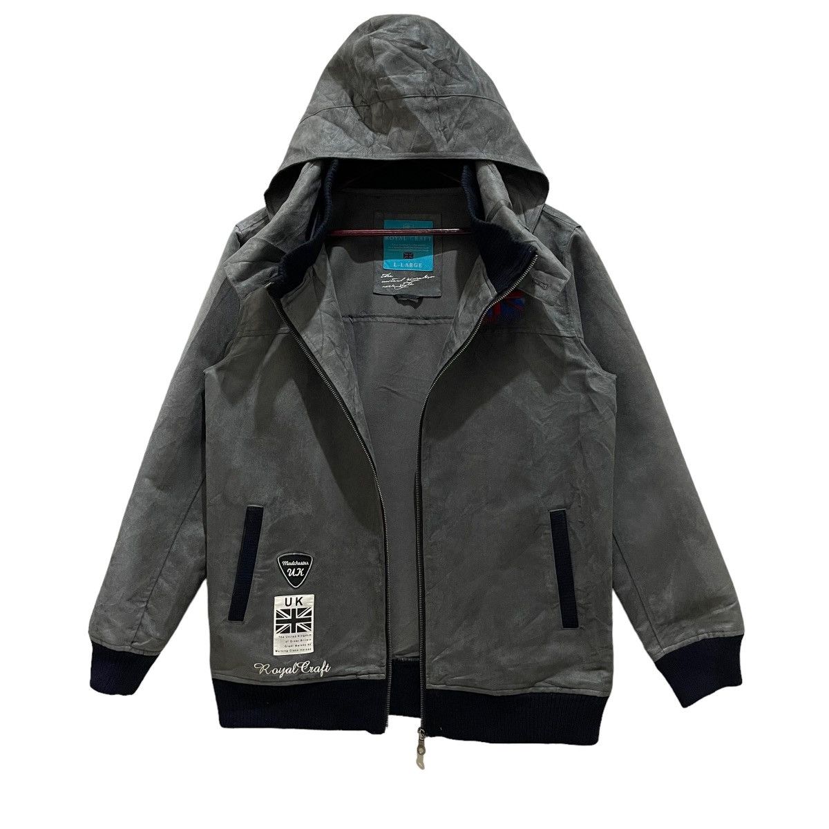 Royal Underground Madchester UK Royal Craft Hoodie Zipper Jacket Size US L / EU 52-54 / 3 - 8 Thumbnail