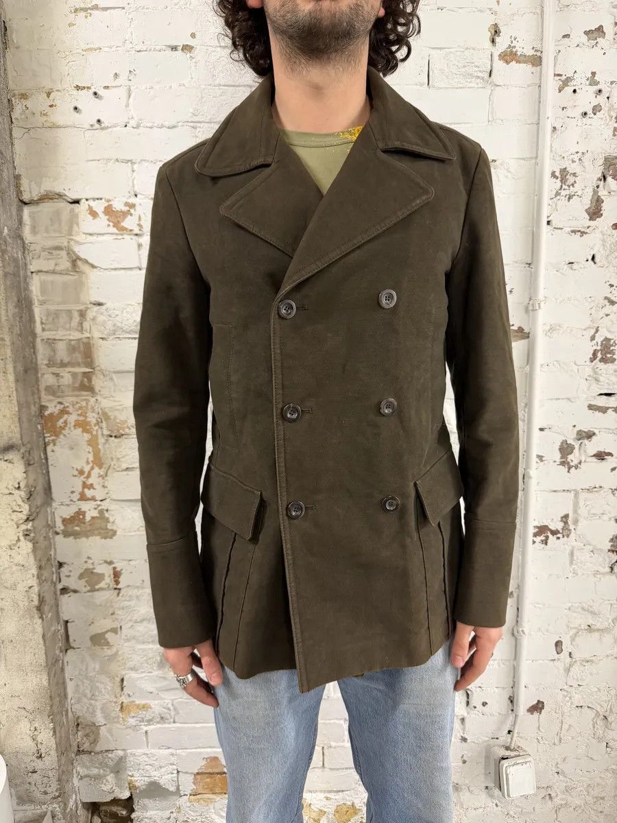 Gucci 2000s Gucci Dark Green Peacoat Jacket Size US M / EU 48-50 / 2 - 2 Thumbnail