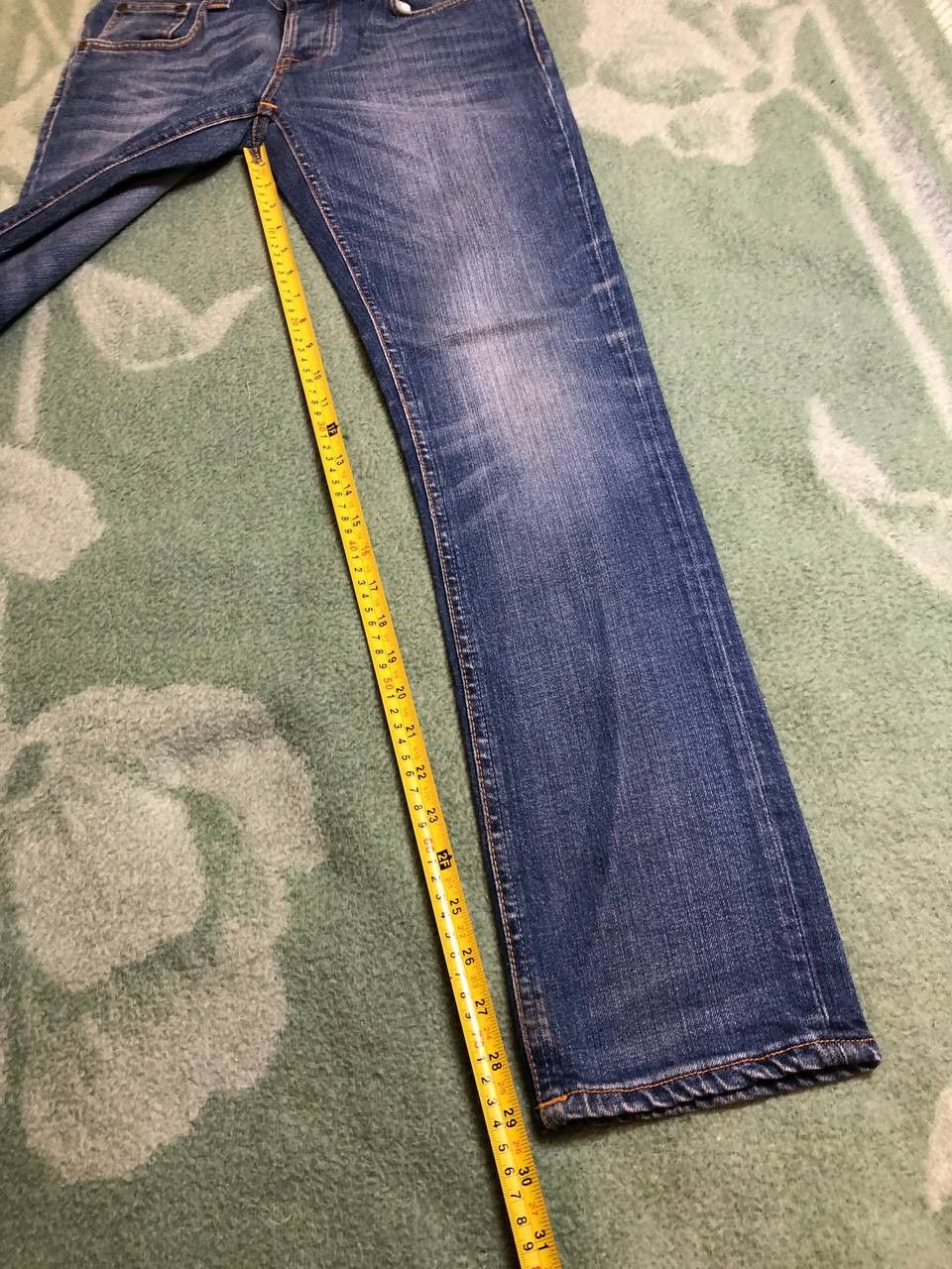 Nudie Jeans Neuw Mens Jeans Denim Straight Leg Wash Pockets Size US 28 / EU 44 - 15 Thumbnail