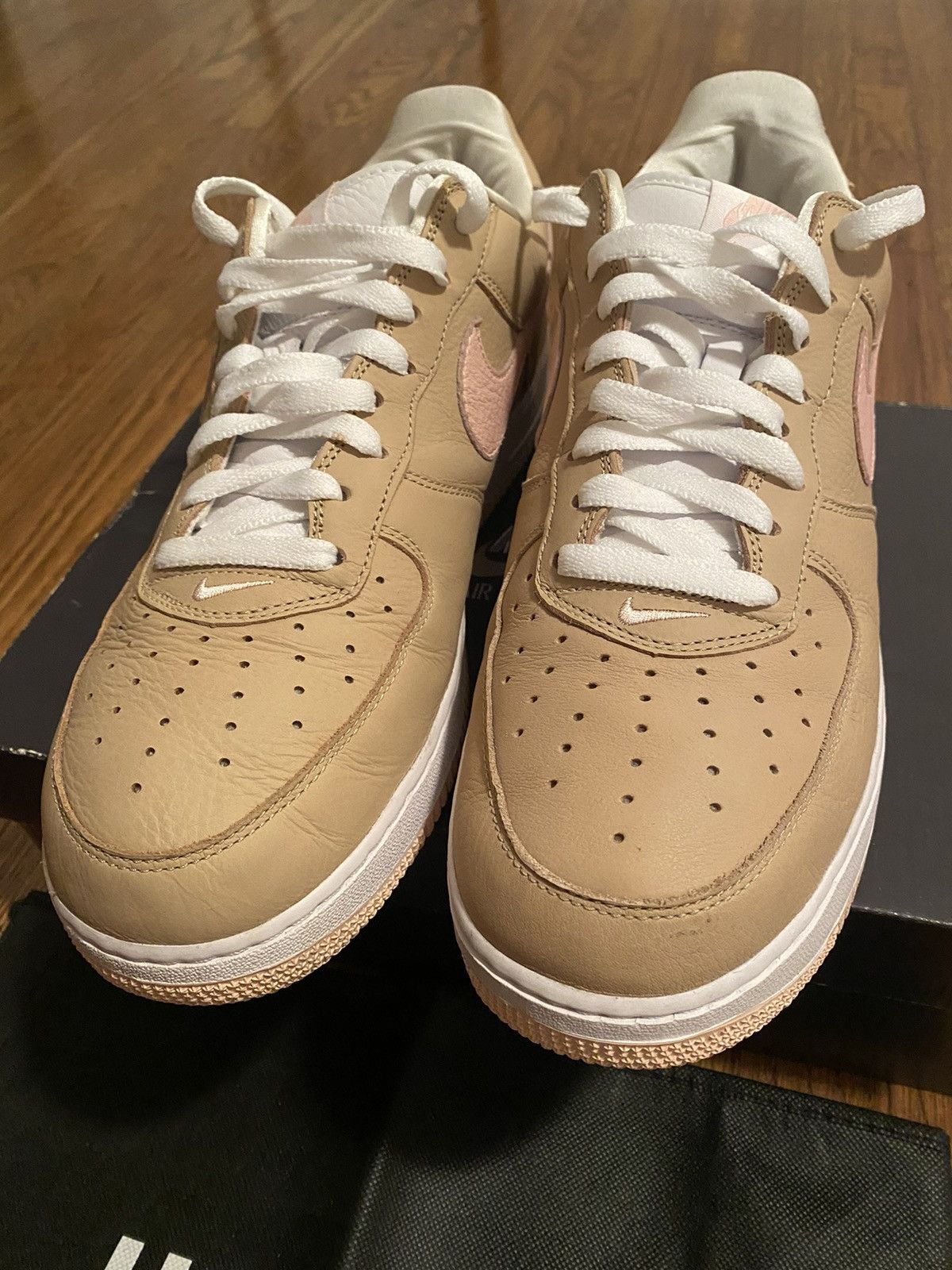 Kith × Nike Nike Air Force 1 Low Retro Linen x Kith 2016 Sz 11 Size US 11 / EU 44 - 6 Thumbnail