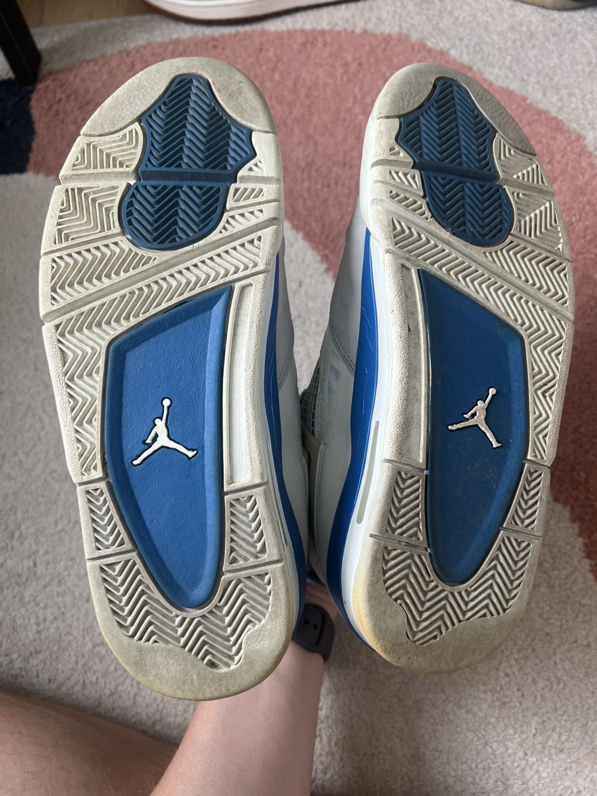 Jordan Brand Jordan 4 Retro Military Blue (2006) Vintage Sneakers Size US 9.5 / EU 42-43 - 5 Thumbnail