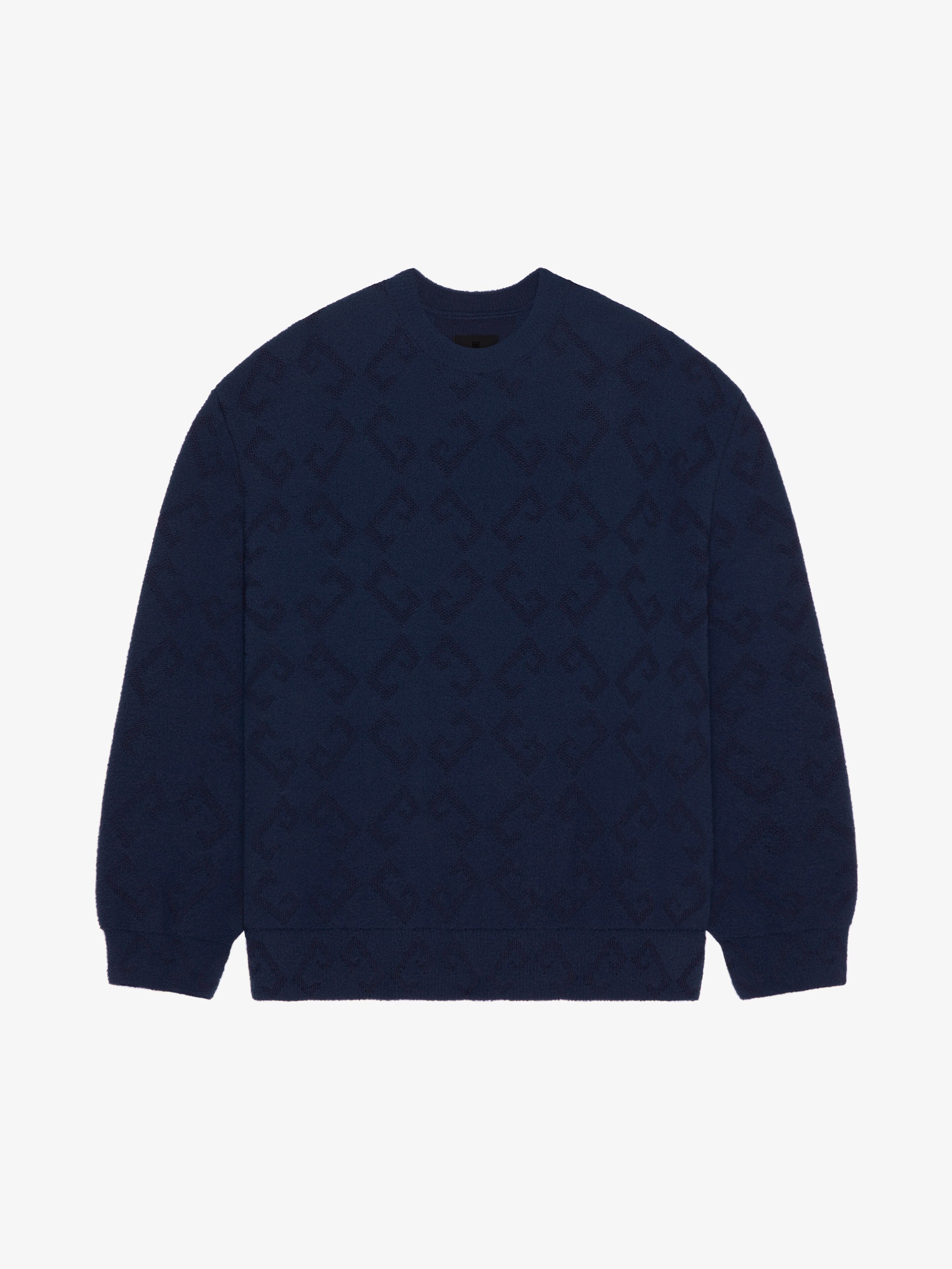 Givenchy o1w1db10925 Crew Neck Jumper in Blue Size US S / EU 44-46 / 1 - 1 Thumbnail