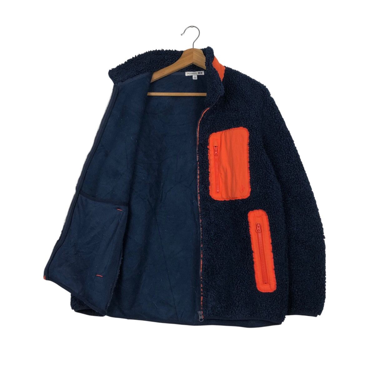 Japanese Brand 📌Vintage Zipper Fleece Jacket Uniqlo J.W.Anderson Size US L / EU 52-54 / 3 - 12 Thumbnail