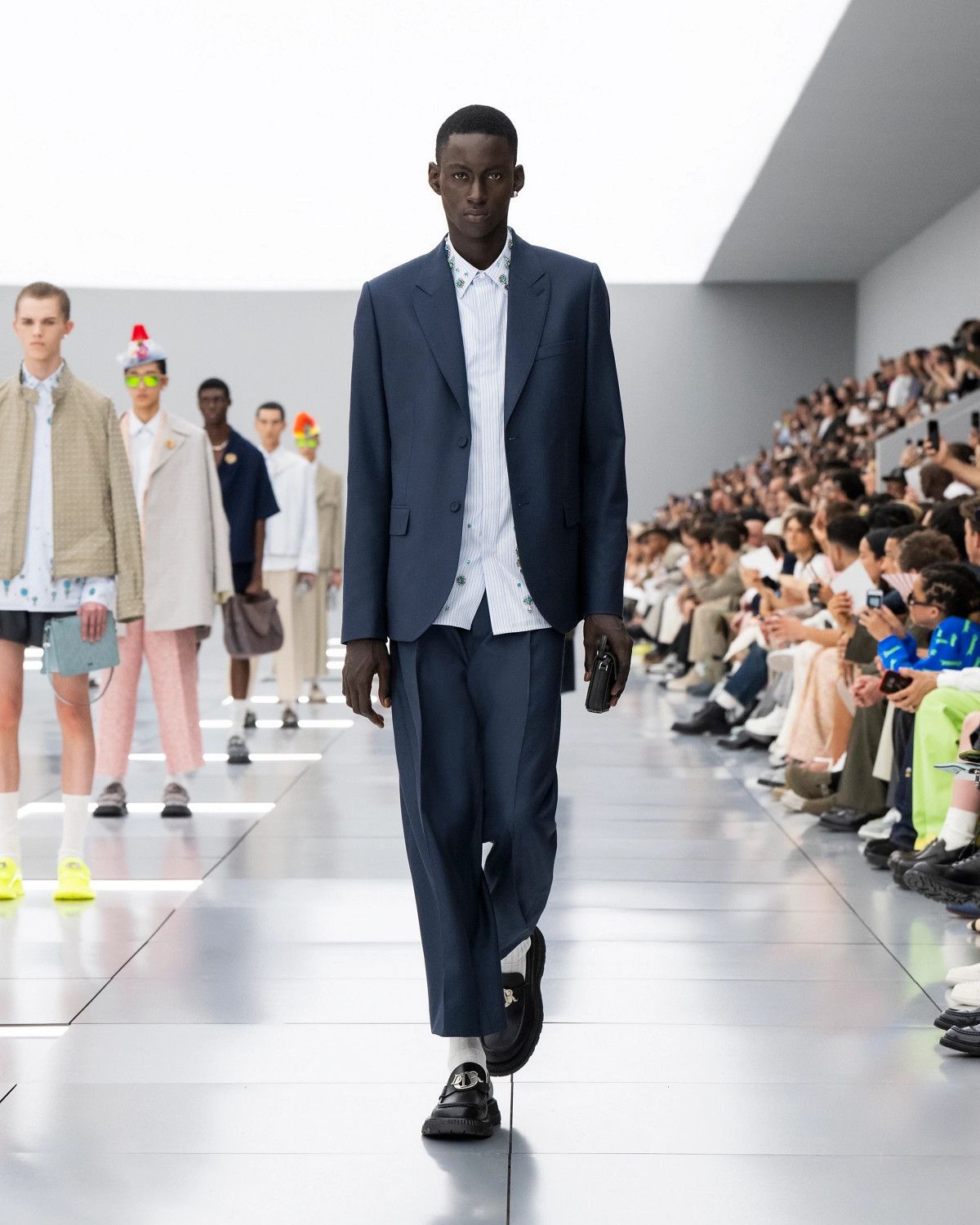 Dior o1bcso1str0226 Jacket in Blue Size US S / EU 44-46 / 1 - 7 Thumbnail