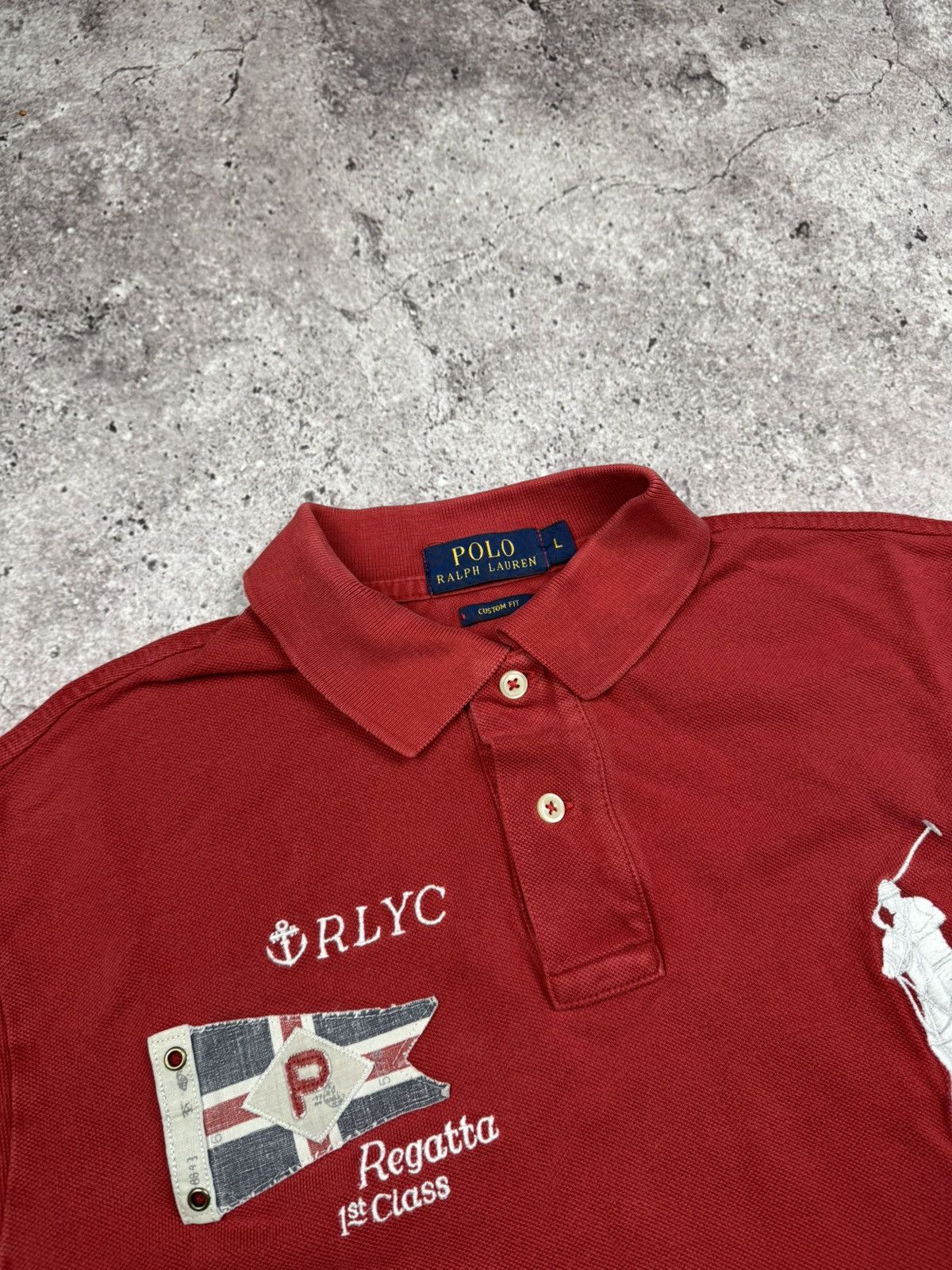 Polo Ralph Lauren Vintage Polo Ralph Lauren RLYC Y2K Polo Regatta Polo Shirt Size US L / EU 52-54 / 3 - 3 Thumbnail