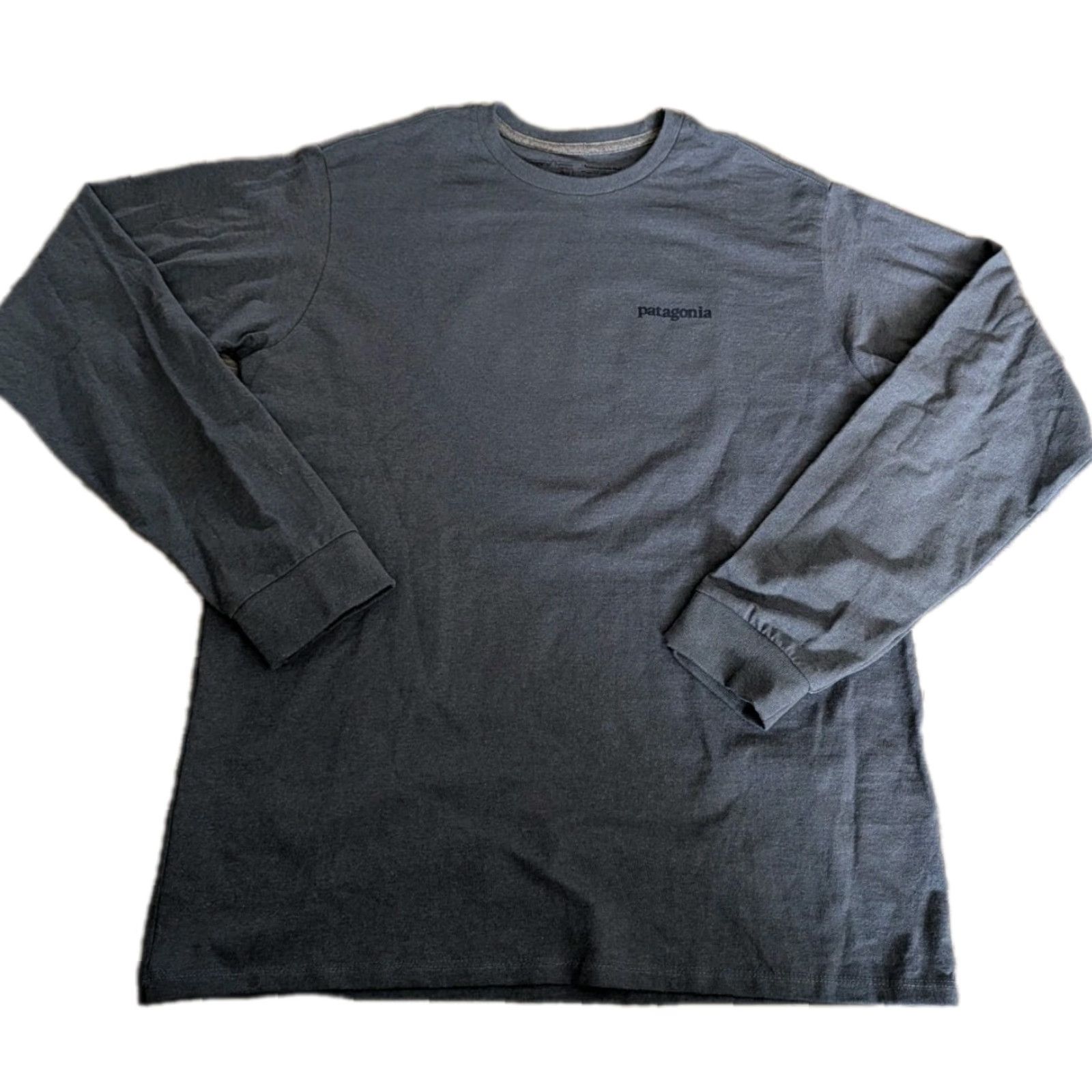 Patagonia Patagonia Gray Long Sleeve Line Logo Ridge Responsibili-Tee Men's Size Small EUC Size US S / EU 44-46 / 1 - 4 Thumbnail
