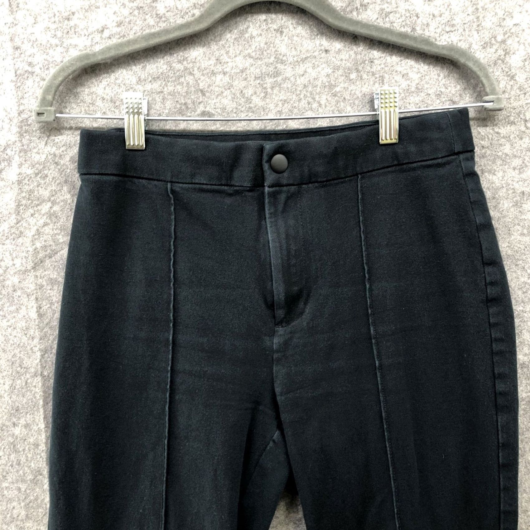 Gap Gap Pants Womens Size 6 Black Flared 29in Inseam Bi-Stretch Rise 10" Seamed Khakis Stretch Denim Slacks Casual Size 28" / US 6 / IT 42 - 3 Thumbnail