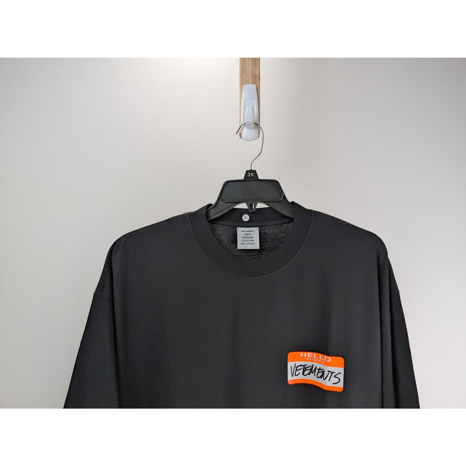 Vetements o1rshd1 Dollar Bill LS T-Shirt in Black Size US S / EU 44-46 / 1 - 6 Thumbnail