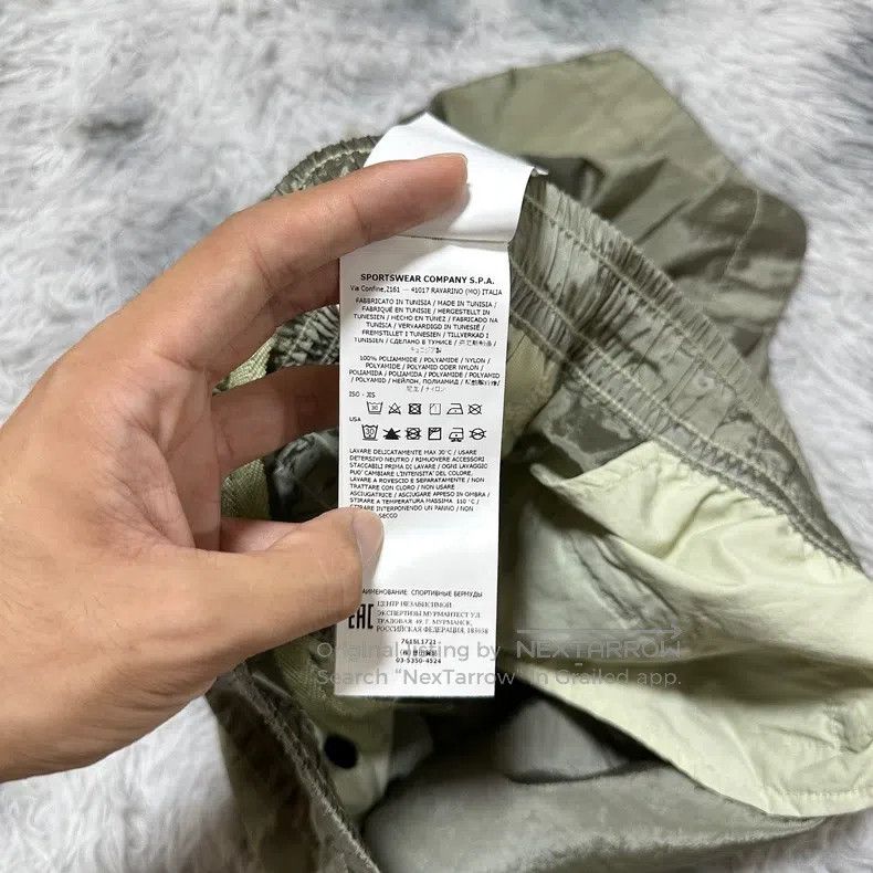 Stone Island Stone Island Metallic Nylon Shorts Light Green Size US 30 / EU 46 - 6 Thumbnail