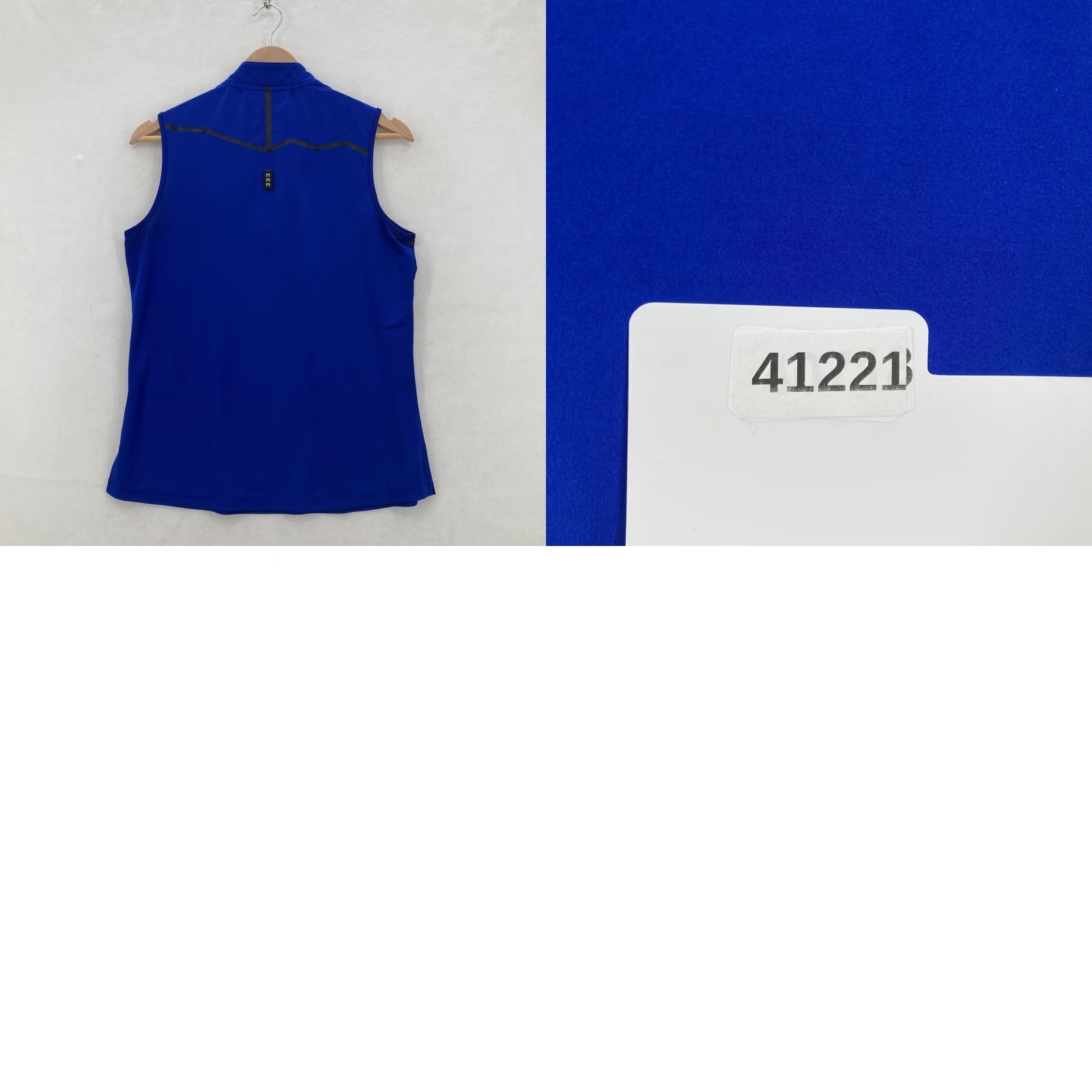 Vintage Jamie Sadock Shirt Womens S Royal Blue Sleeveless Quarter Zip Mock Neck Golf Size S / US 4 / IT 40 - 9 Thumbnail