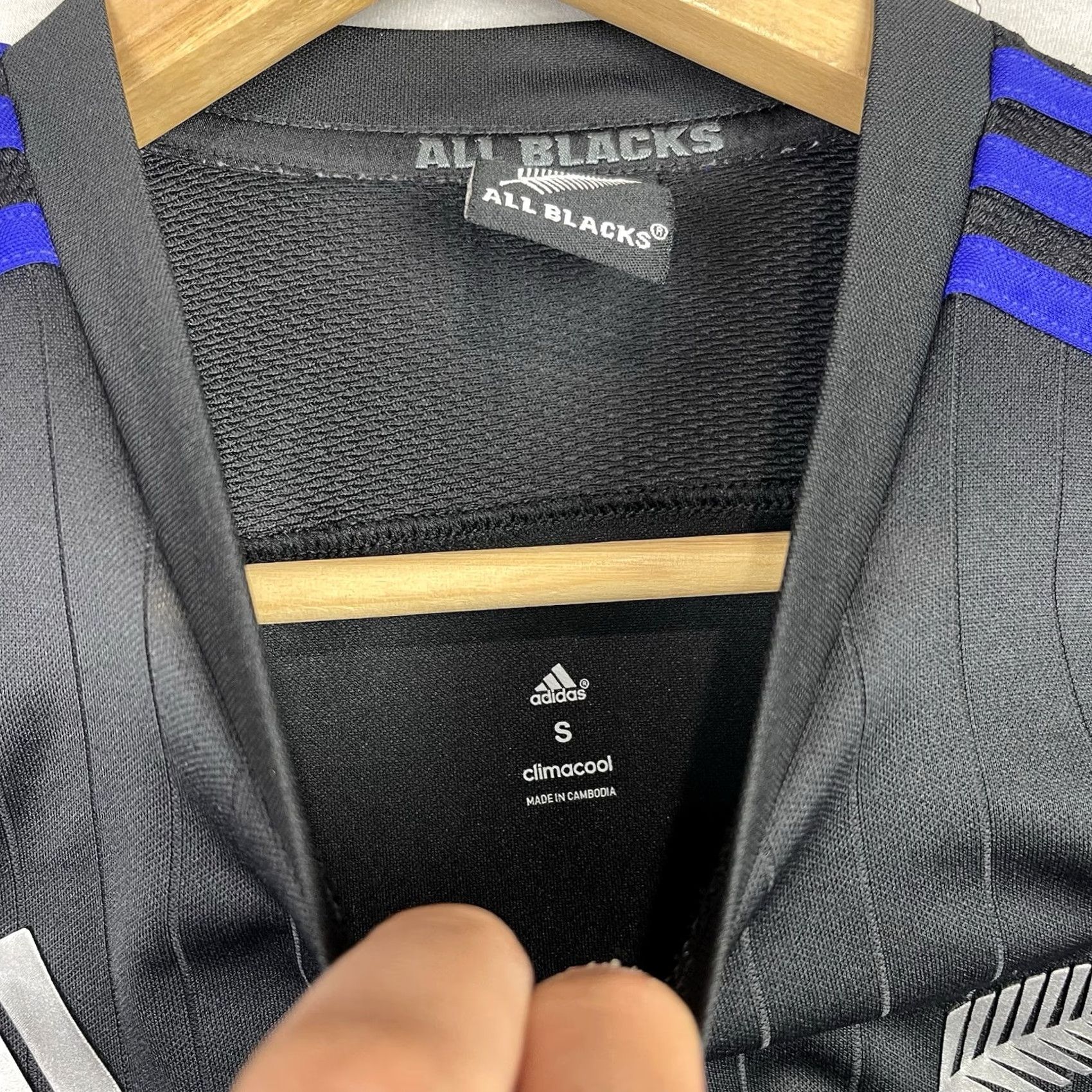 Adidas adidas All Blacks Rugby Jersey Mens Small Black Adizero Climacool Shirt Size US S / EU 44-46 / 1 - 5 Thumbnail