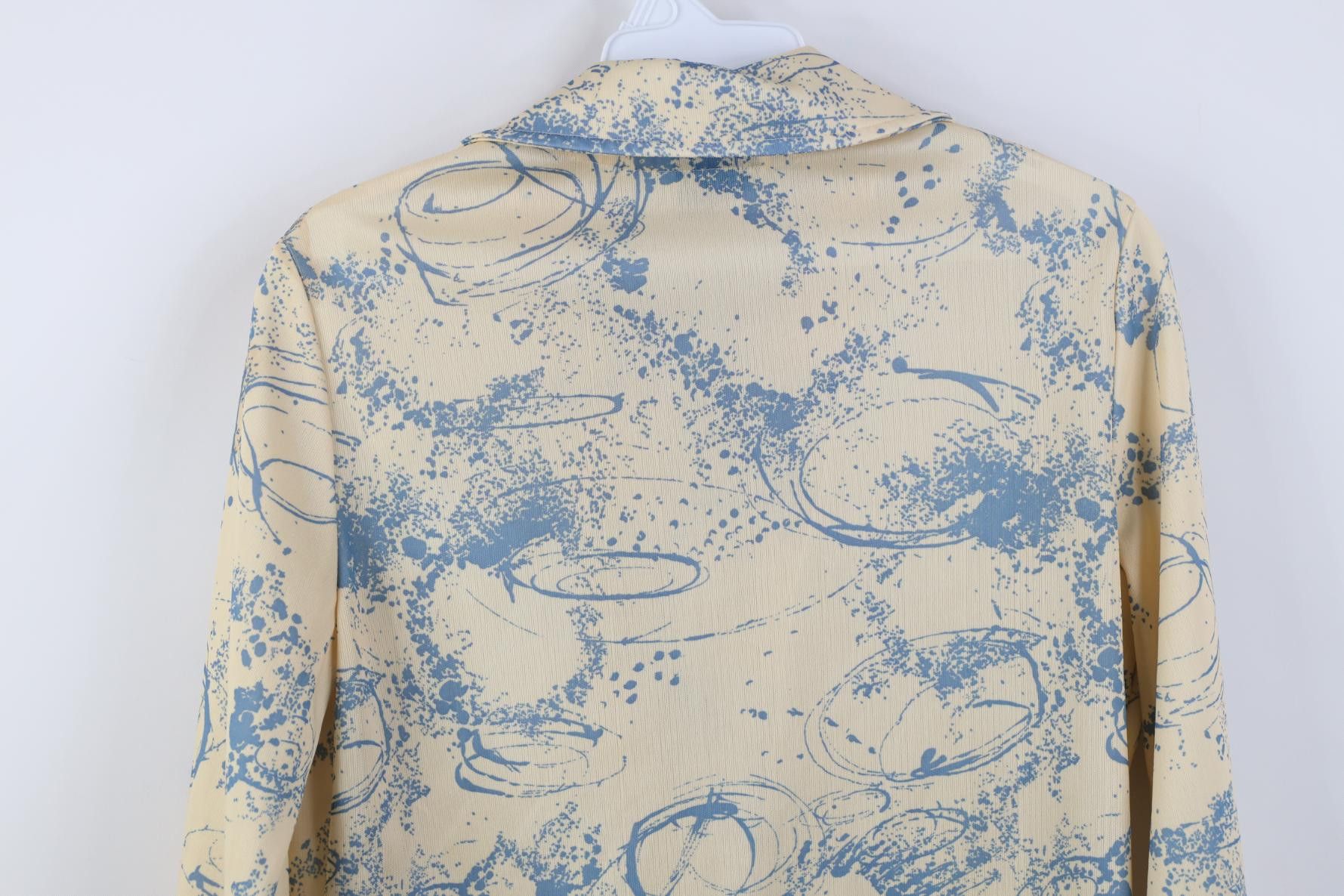 Vintage Vintage 70s Streetwear Camp Collar Knit Button Shirt USA Size S / US 4 / IT 40 - 10 Thumbnail