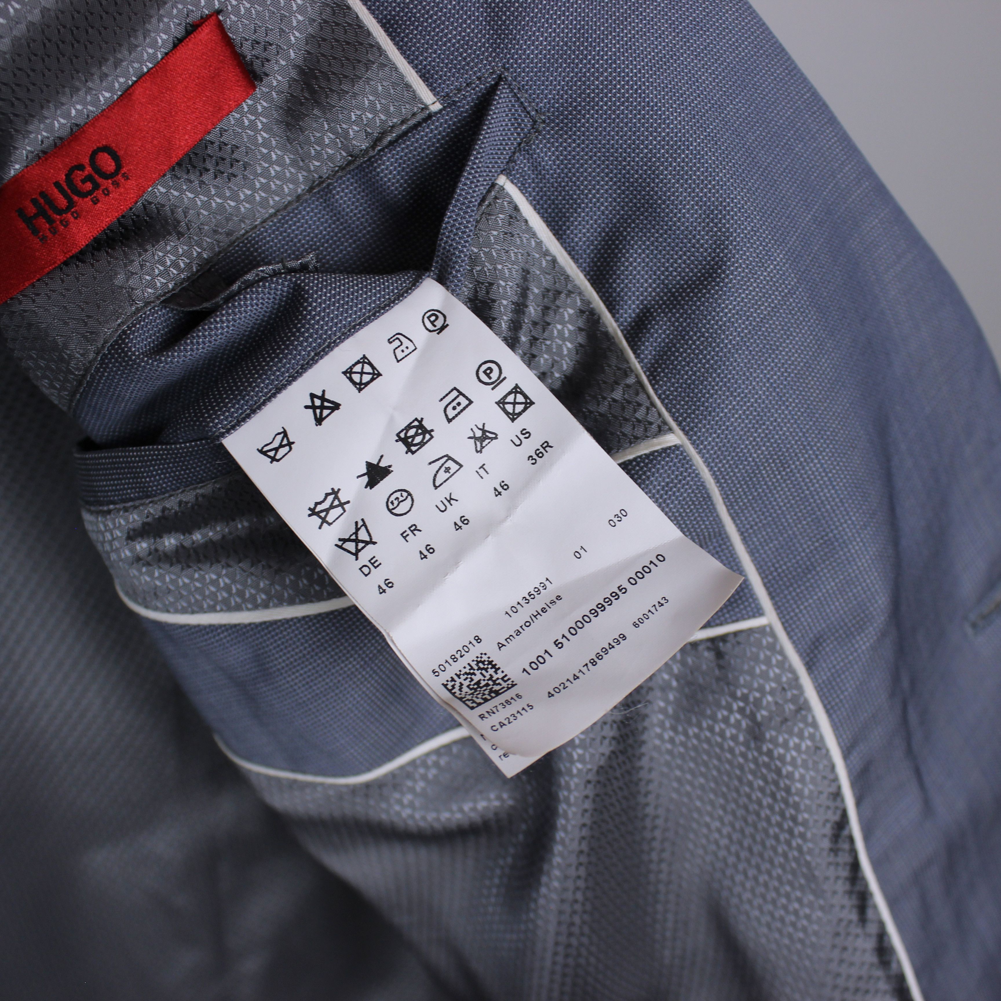 Hugo Boss Hugo Boss suits men blazer pants gray 36R 46 eu Amaro Helse Size 36R - 7 Thumbnail