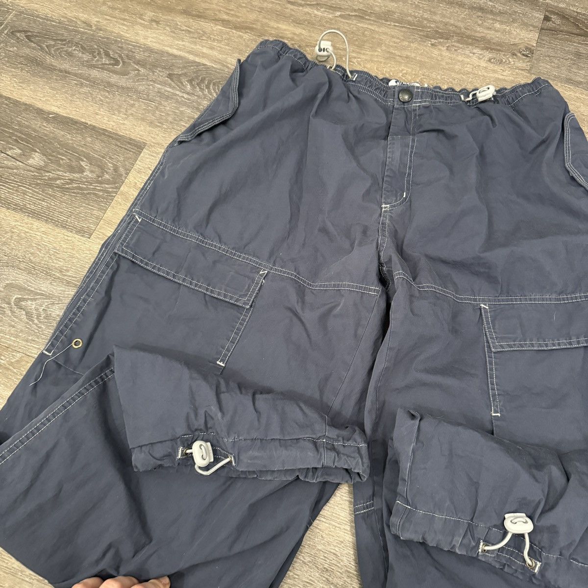 JNCO × Old Navy × Vintage Crazy Vintage y2k Old navy baggy parachute cargo pants Size US 34 / EU 50 - 2 Thumbnail