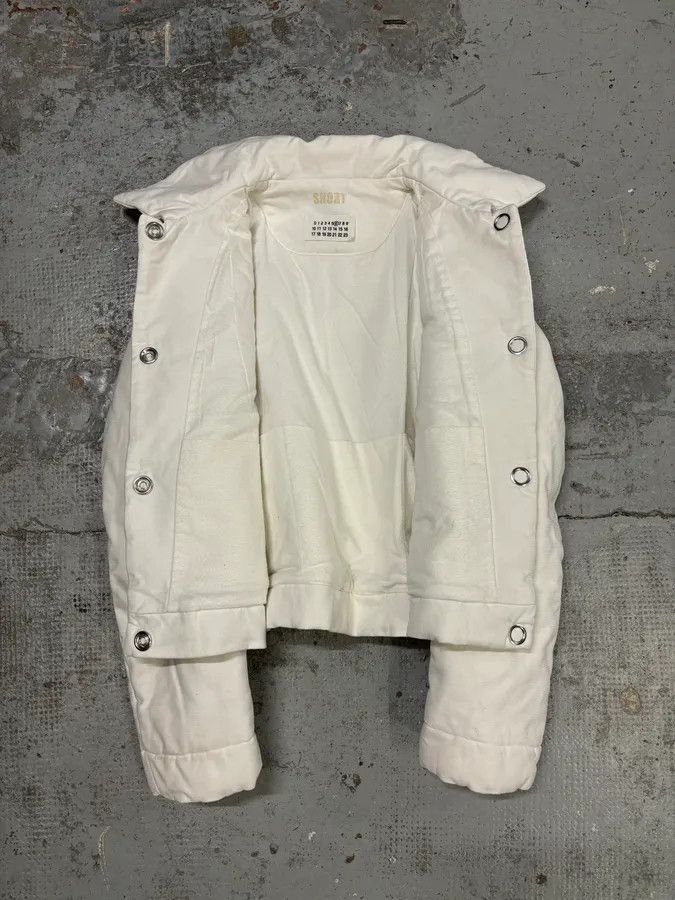 Maison Margiela AW2005 Maison Martin Margiela White Cotton Quilted Puffer Jacket Size S / US 4 / IT 40 - 7 Thumbnail