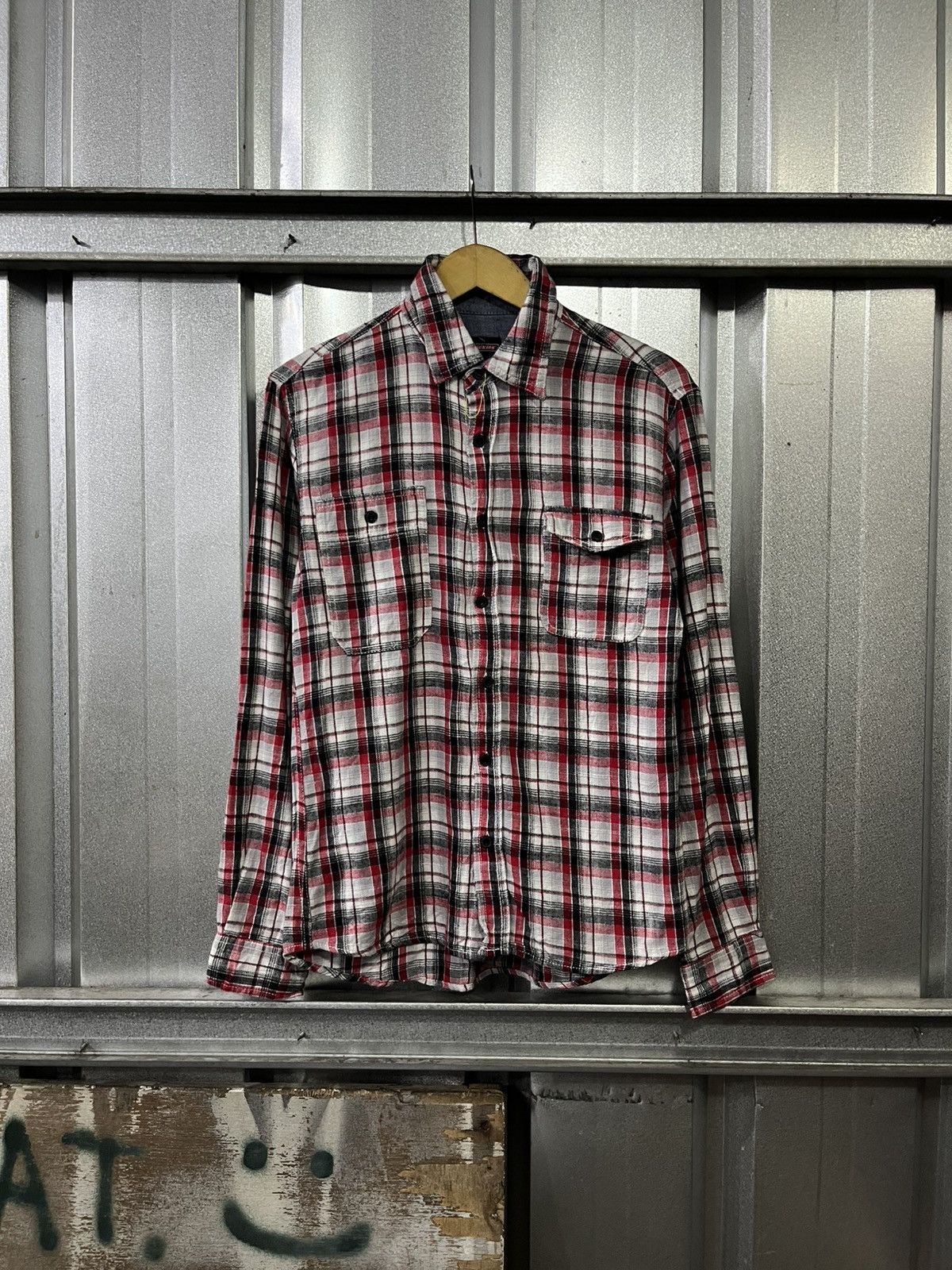 Dickies Dickies checkered double pocket button shirt flannel Size US M / EU 48-50 / 2 - 1 Thumbnail