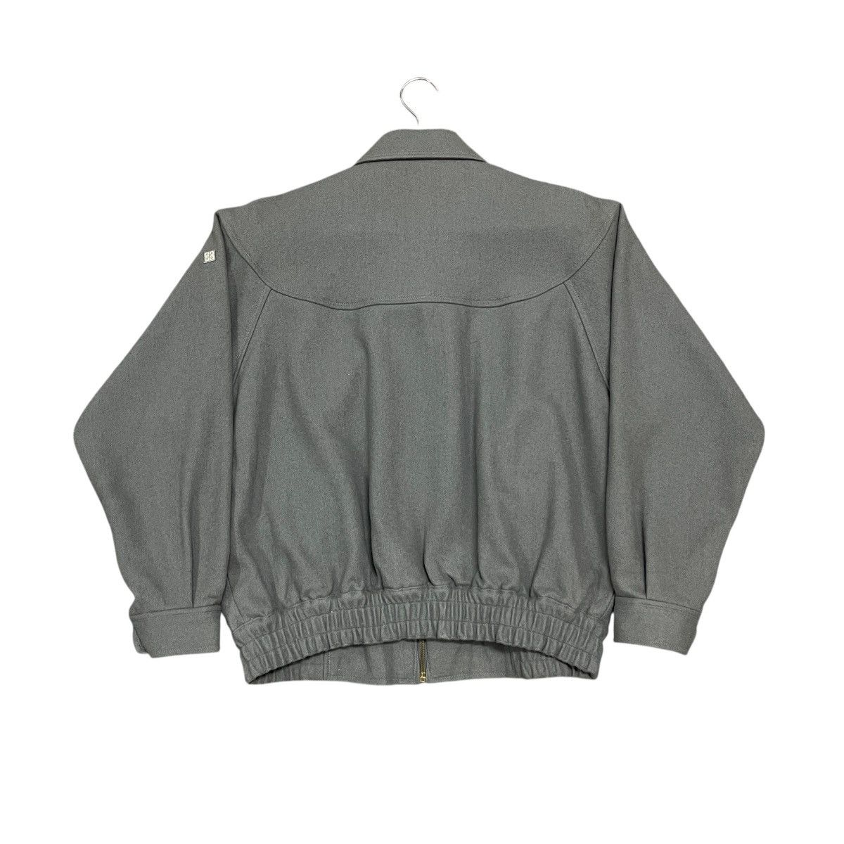 Givenchy Vintage 90s Givenchy Play Grey Wool Blouson Bomber Jacket Size US M / EU 48-50 / 2 - 12 Thumbnail