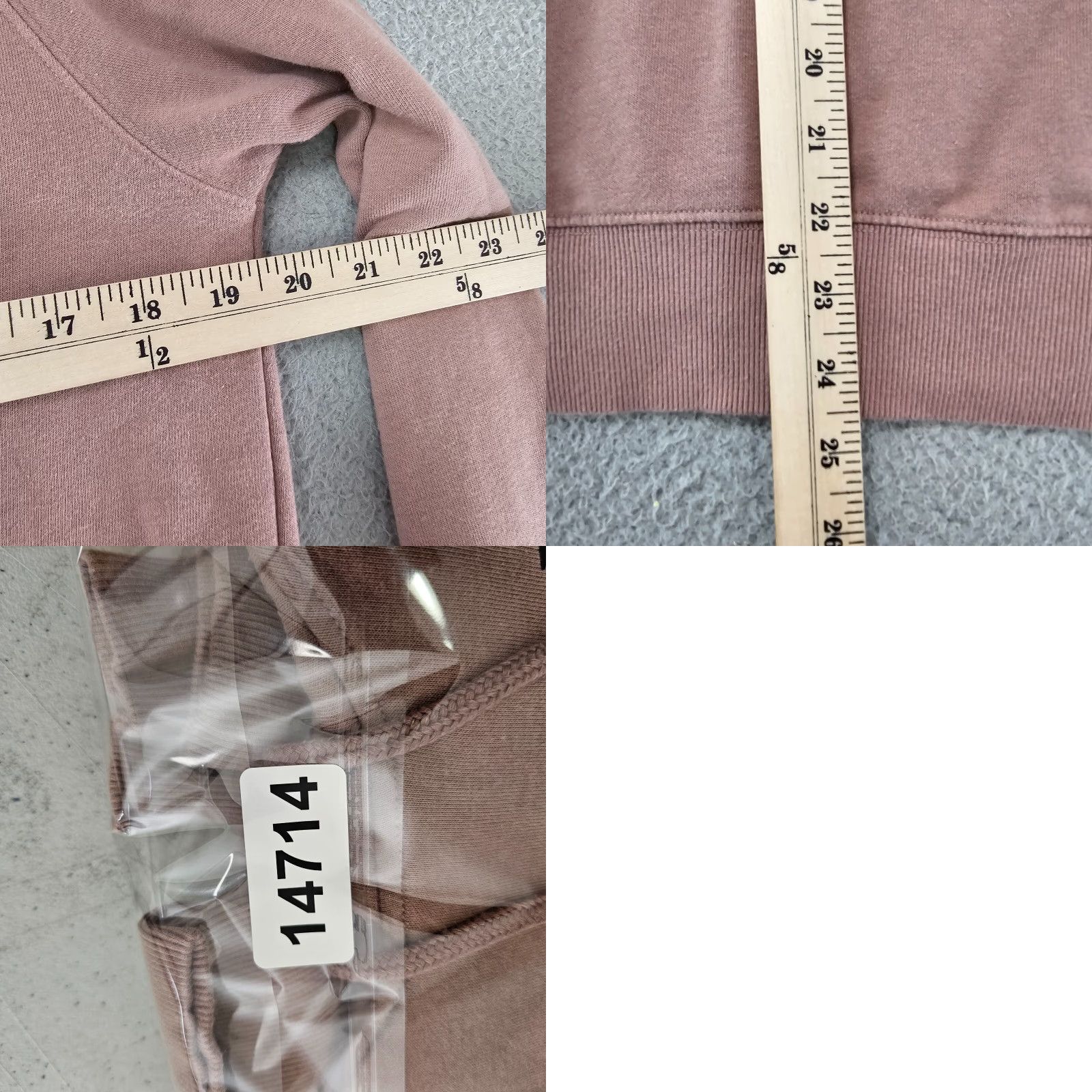 The North Face The North Face Hoodie Womens Small Pink Pullover Thermal Sweatshirt Size S / US 4 / IT 40 - 8 Thumbnail