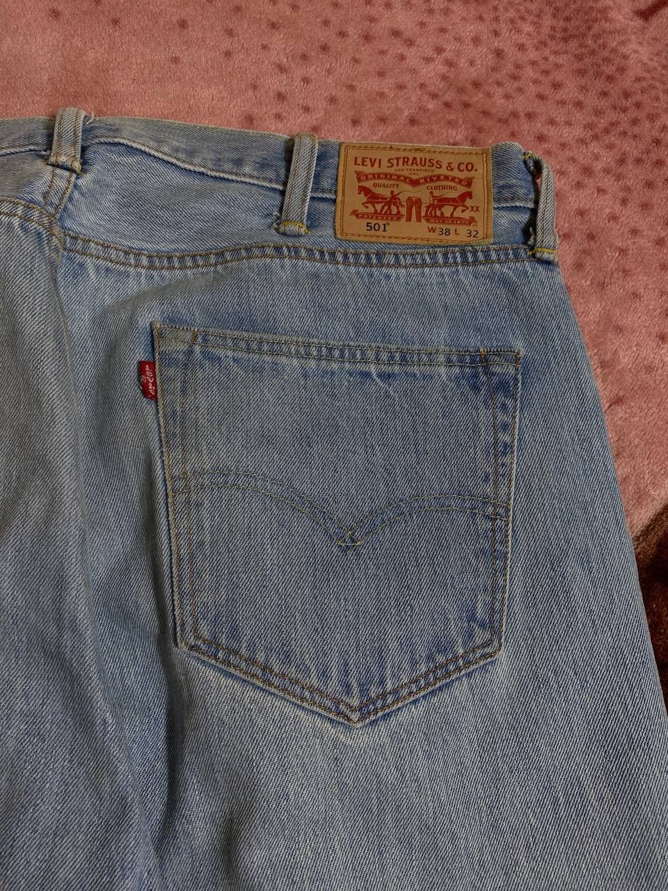 Levi's × Vintage VINTAGE LEVI'S 501 BAGGY WIDE CARPENTER DENIM SKATER JEANS Size US 38 / EU 54 - 18 Thumbnail