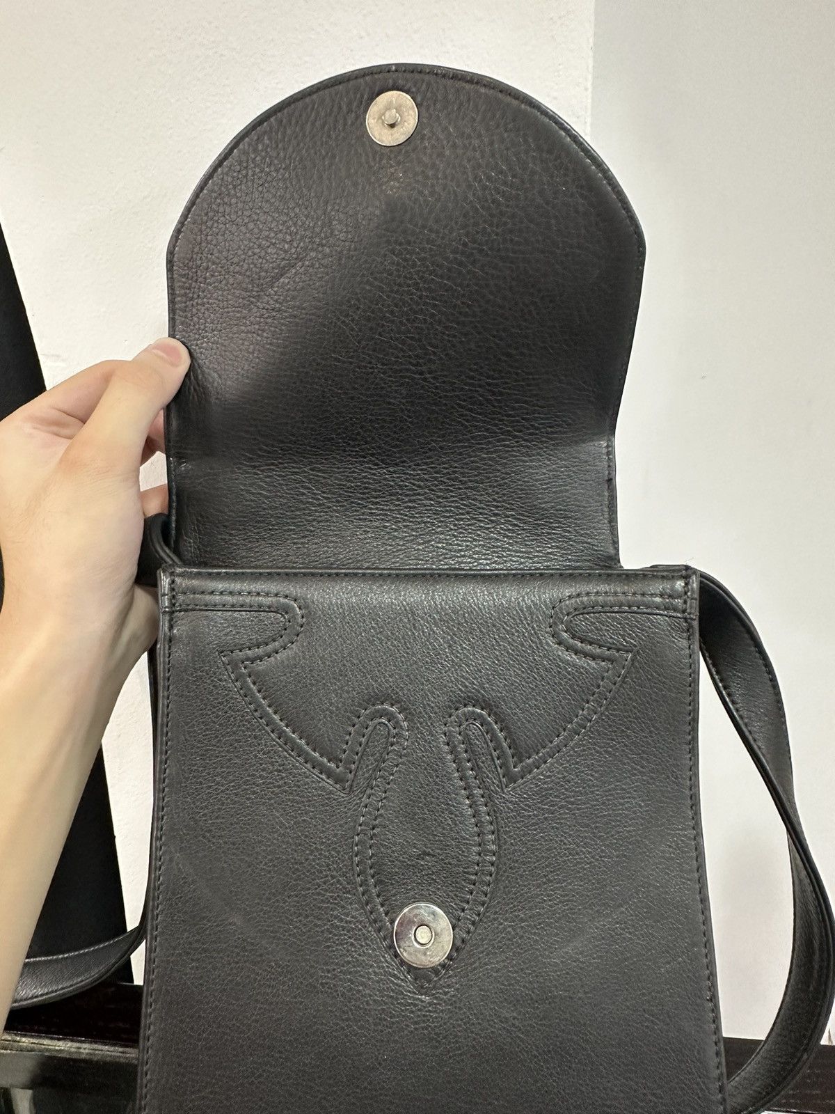 Chrome Hearts Chrome Hearts Chrome Hearts CH Plus 2WAY Leather Size ONE SIZE - 8 Thumbnail