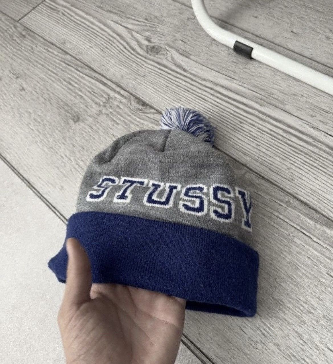 Stussy × Vintage Vintage Stussy Big logo Winter Beanie Hat Size ONE SIZE - 5 Thumbnail