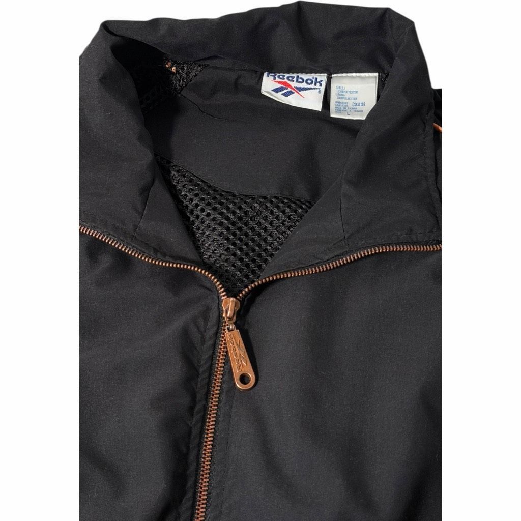 Reebok Vintage 90s Reebok Black Full Zip Windbreaker Jacket Size L Retro Streetwear Size US L / EU 52-54 / 3 - 5 Thumbnail
