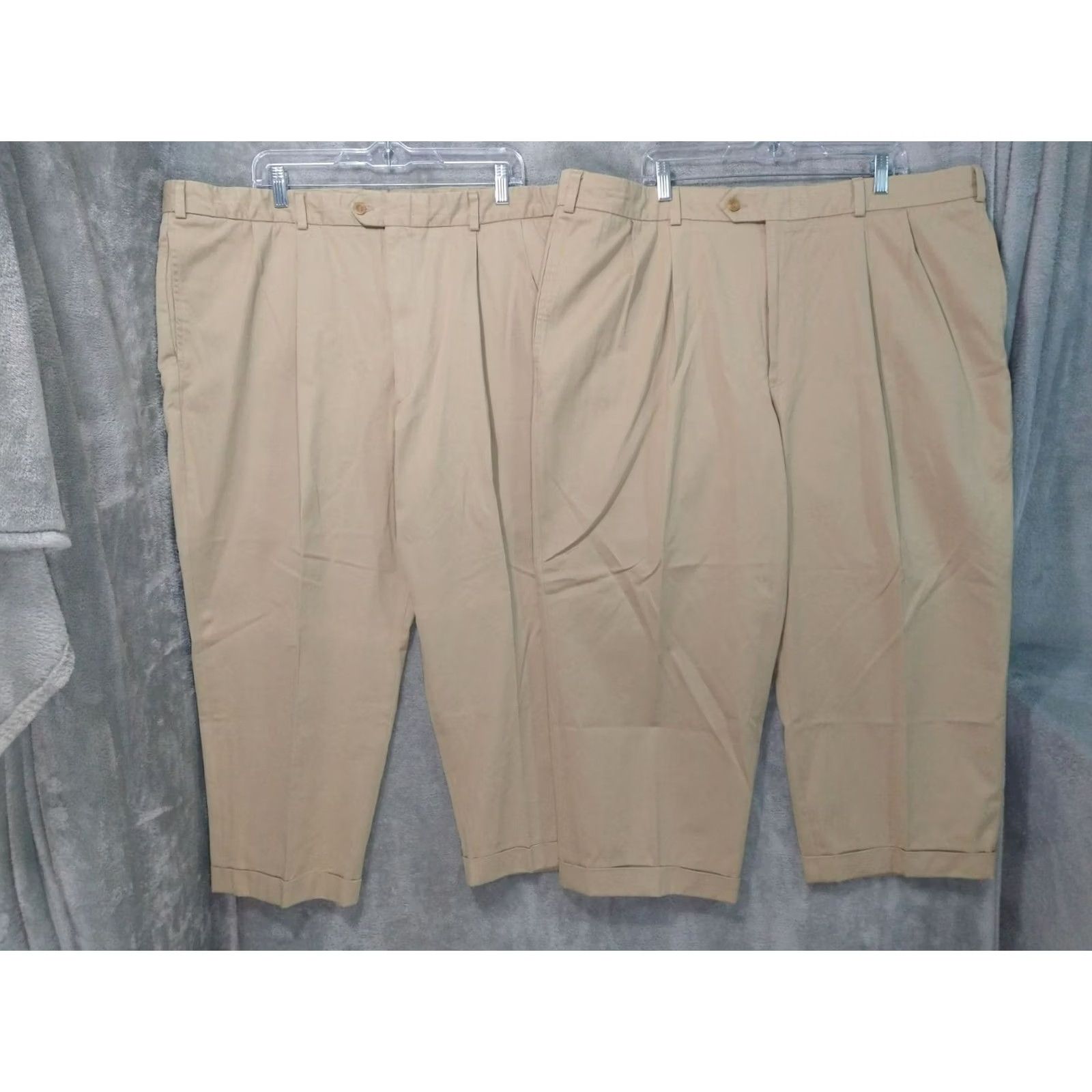 Bills Khakis Bills Khakis Pants Mens 44 x 23 Beige Chino M2P Pleated Twill Cotton Lot of 4 Pants Size US 44 / EU 60 - 3 Thumbnail