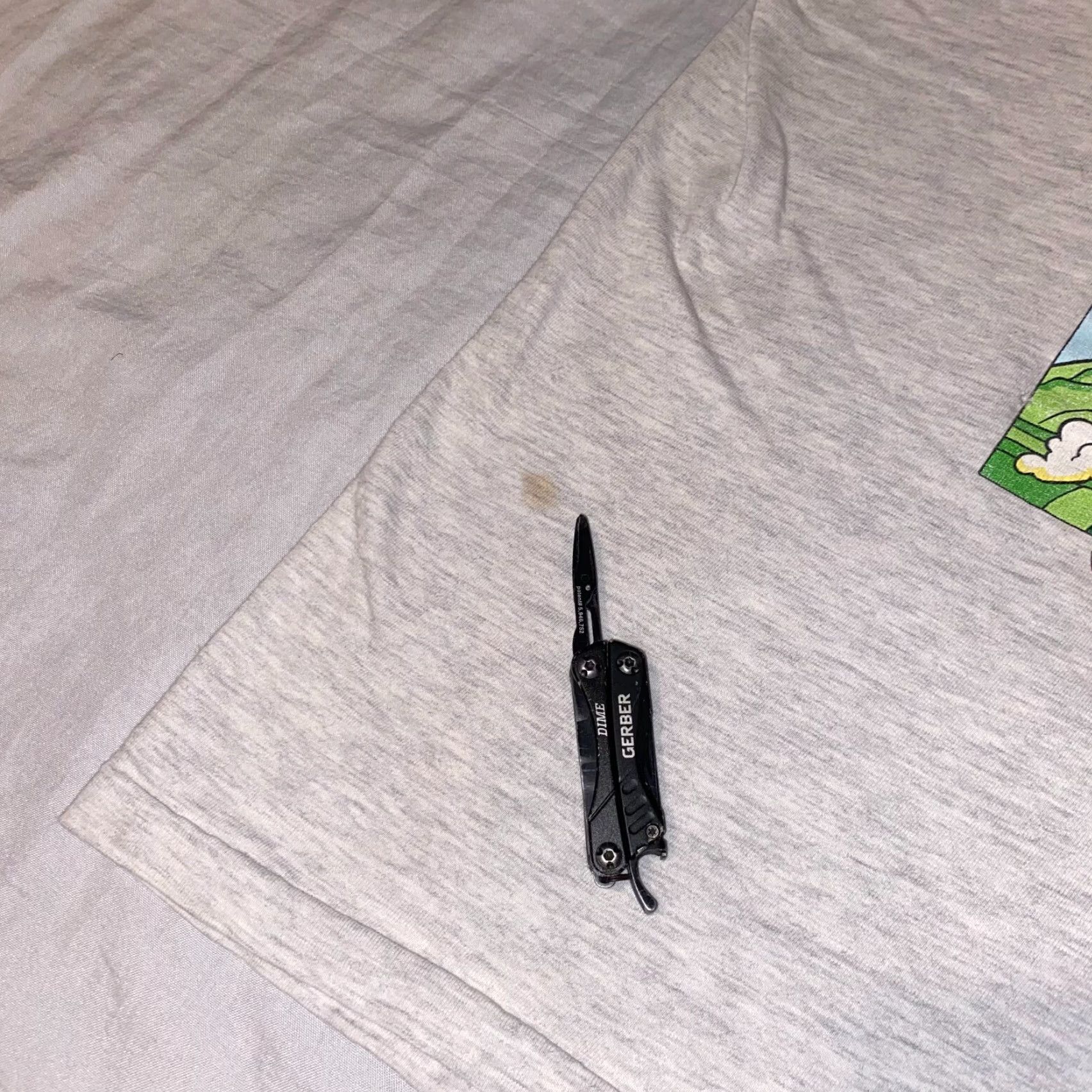 Hanes VINTAGE Hanes T-Shirt Mickey Mouse 90s Logo Graphic Print Short Sleeve Crew Neck Gray L Mens Size US L / EU 52-54 / 3 - 4 Thumbnail