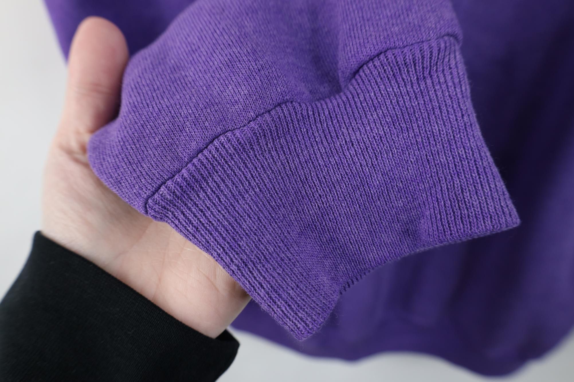Vintage Vintage 90s Streetwear Raglan Crewneck Sweatshirt Purple USA Size XXL / US 16-18 / IT 52-54 - 7 Thumbnail