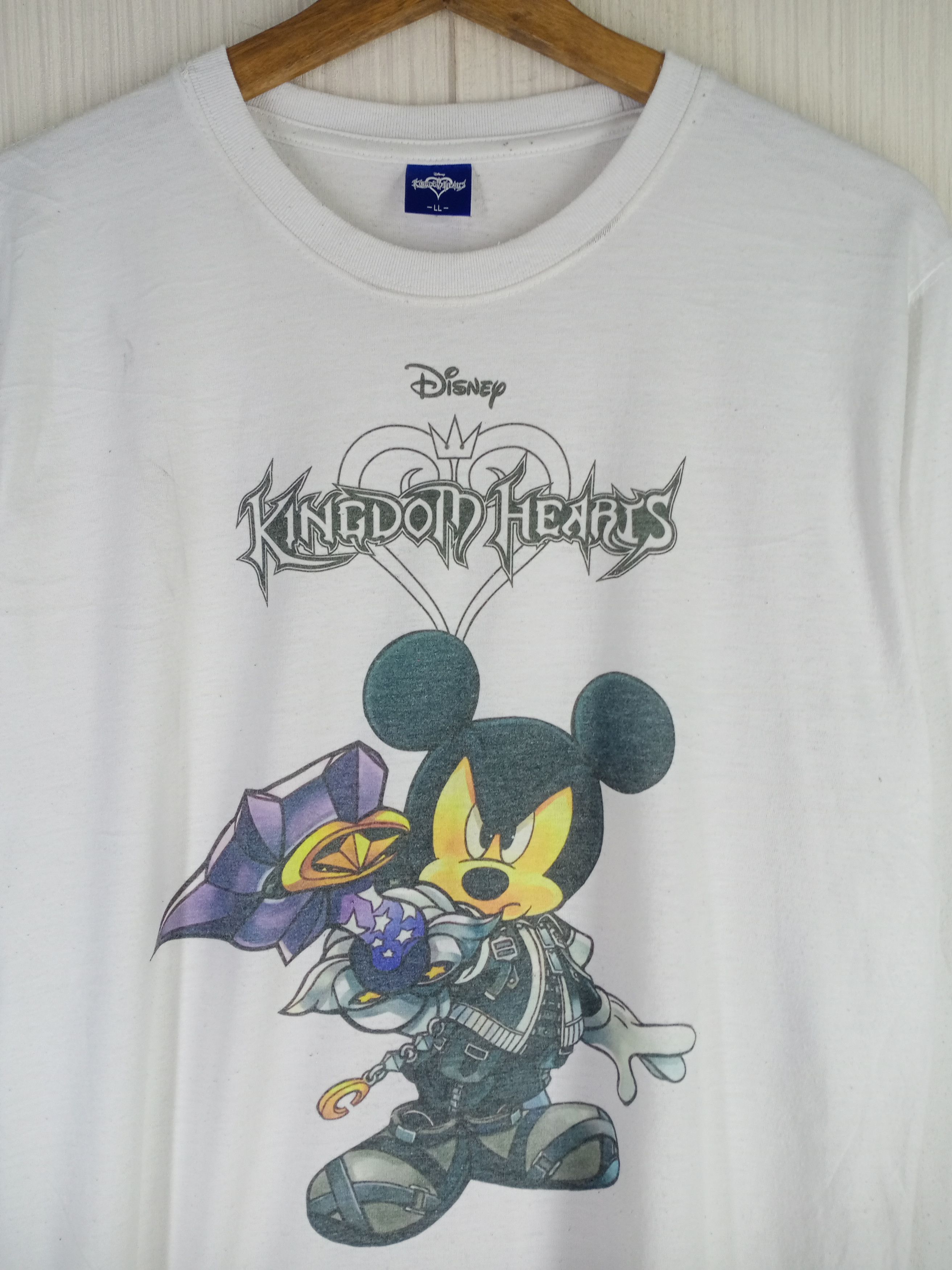 Disney Vintage Y2K Disney Kingdom Hearts Mickey L/S Tshirt Size US L / EU 52-54 / 3 - 3 Thumbnail
