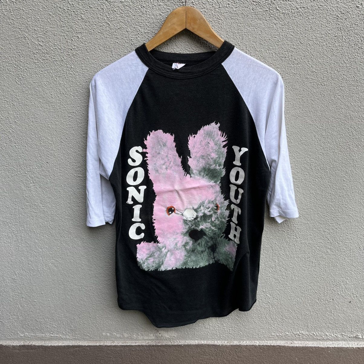 Band Tees Vintage rare 90s SONIC YOUTH band gracias Size US L / EU 52-54 / 3 - 1 Thumbnail