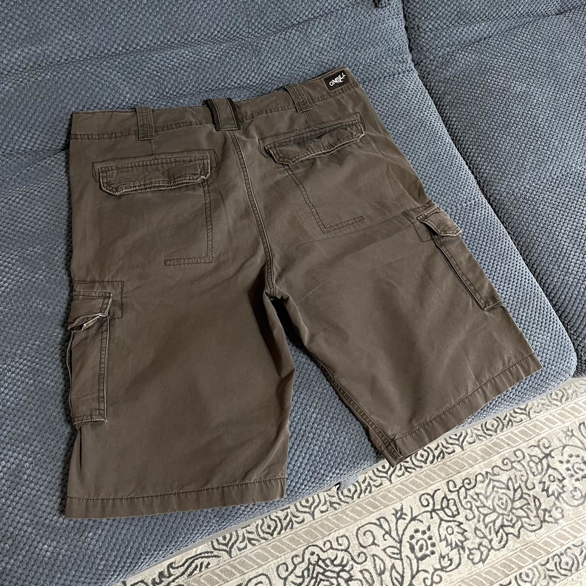 O'Neill × Vintage Crazy Y2K Oneill cargo Jorts Baggy Skater Shorts Size US 34 / EU 50 - 2 Thumbnail