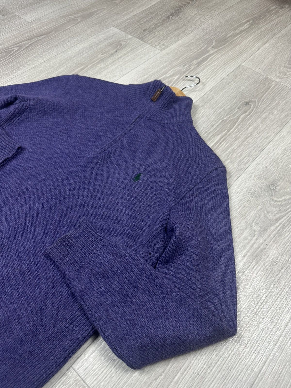 Polo Ralph Lauren × Vintage Vintage Polo Ralph Lauren 1/4 Zip Knit Sweater Size US S / EU 44-46 / 1 - 4 Thumbnail