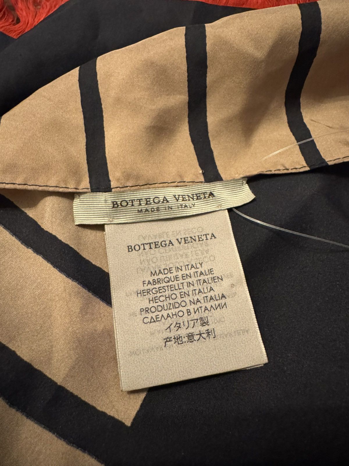 Bottega Veneta long silk scarf Size ONE SIZE - 2 Thumbnail