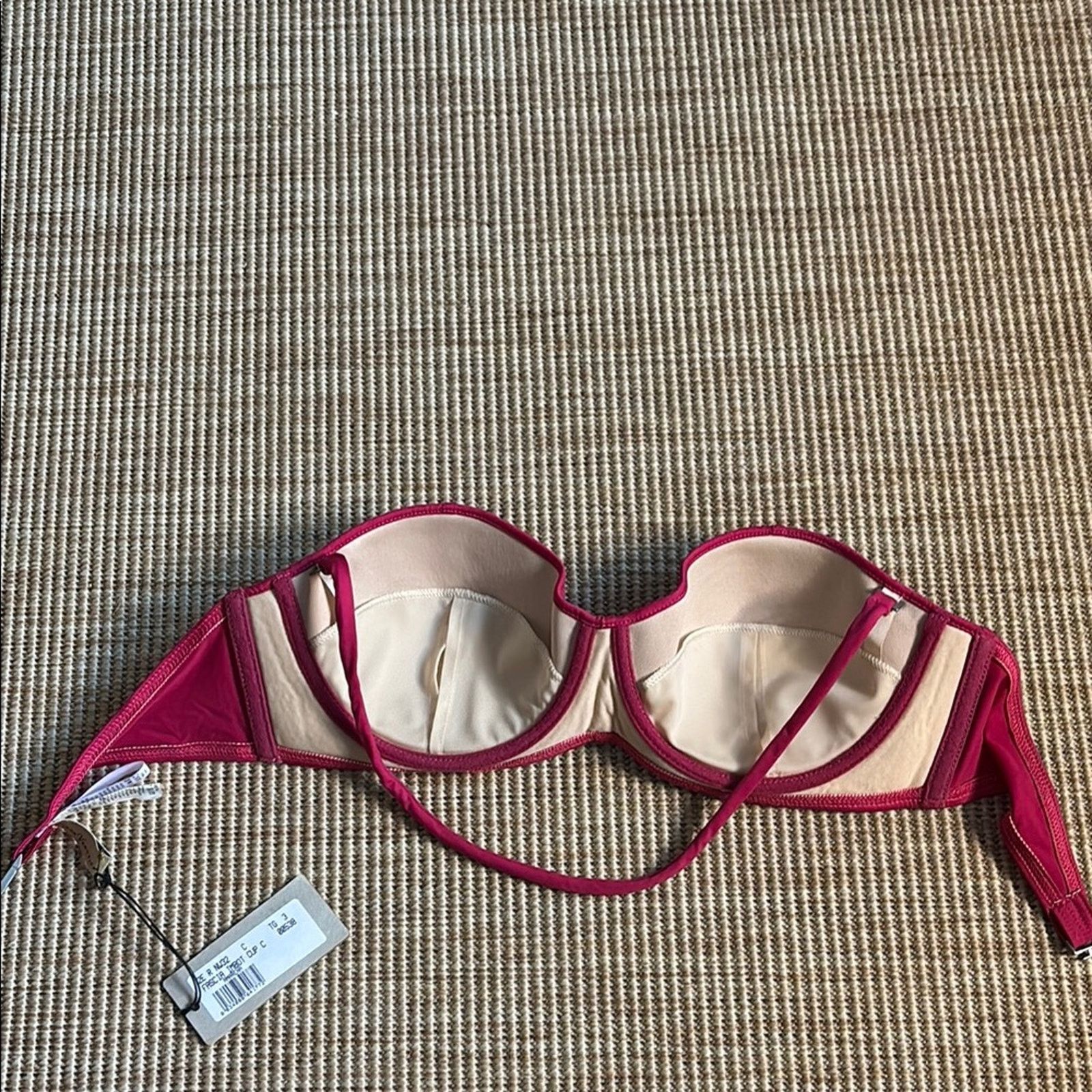 Other NWT Verde Veronica Swim Red Bikini Set Size L Size ONE SIZE - 5 Thumbnail